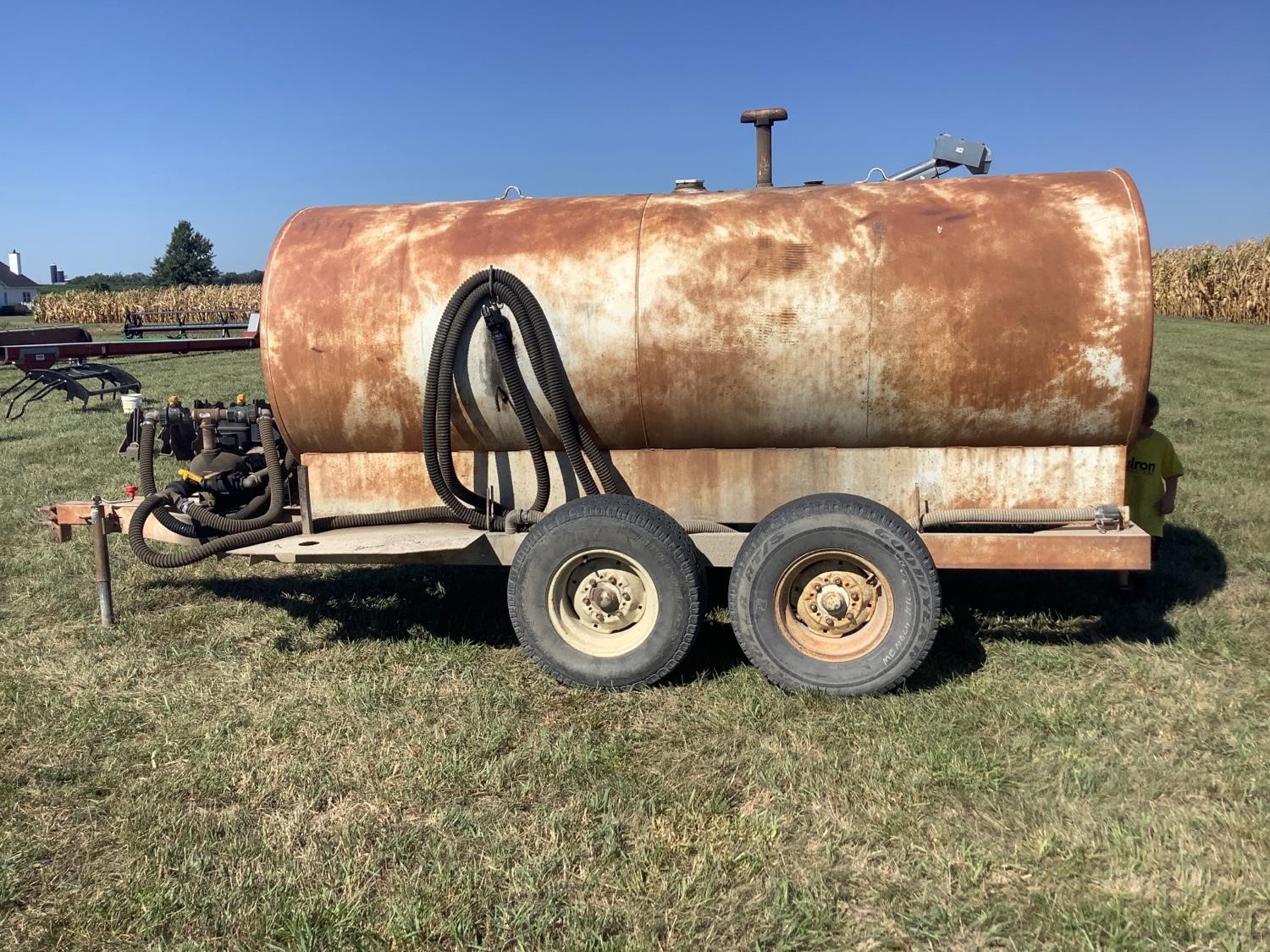 Shop Built Used Oil Storage Tank W/ Pump BigIron Auctions