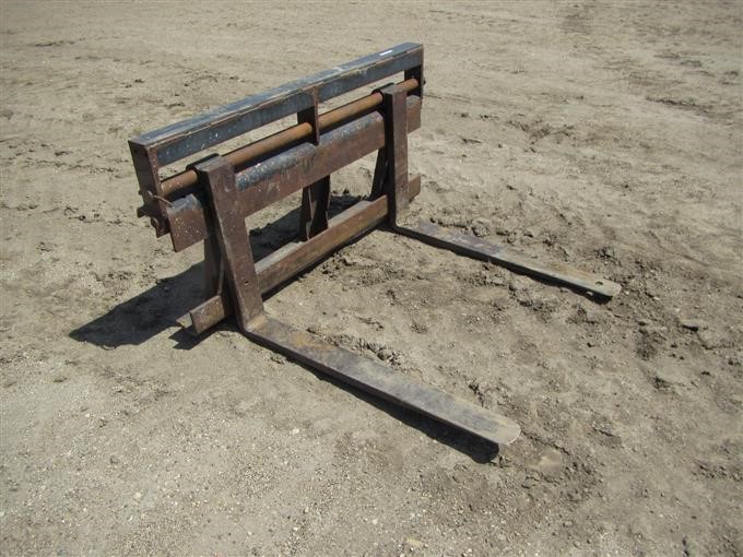 Pallet Forks W/Mustang Single Point Attachment BigIron Auctions