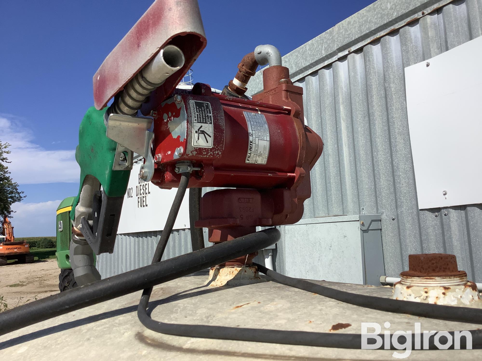 1000 Gallon Fuel Barrel And Pump Bigiron Auctions