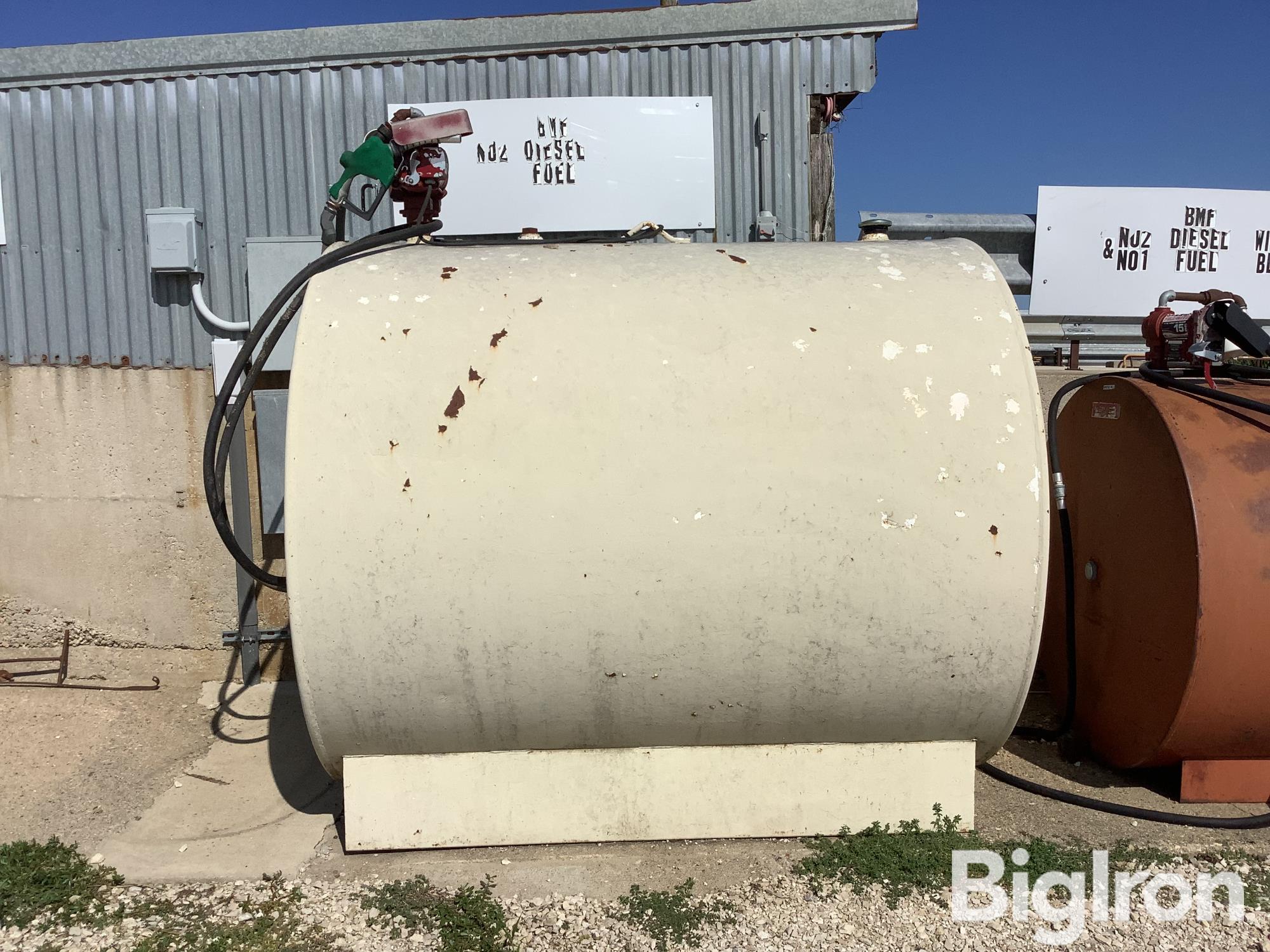 1000 Gallon Fuel Barrel And Pump Bigiron Auctions