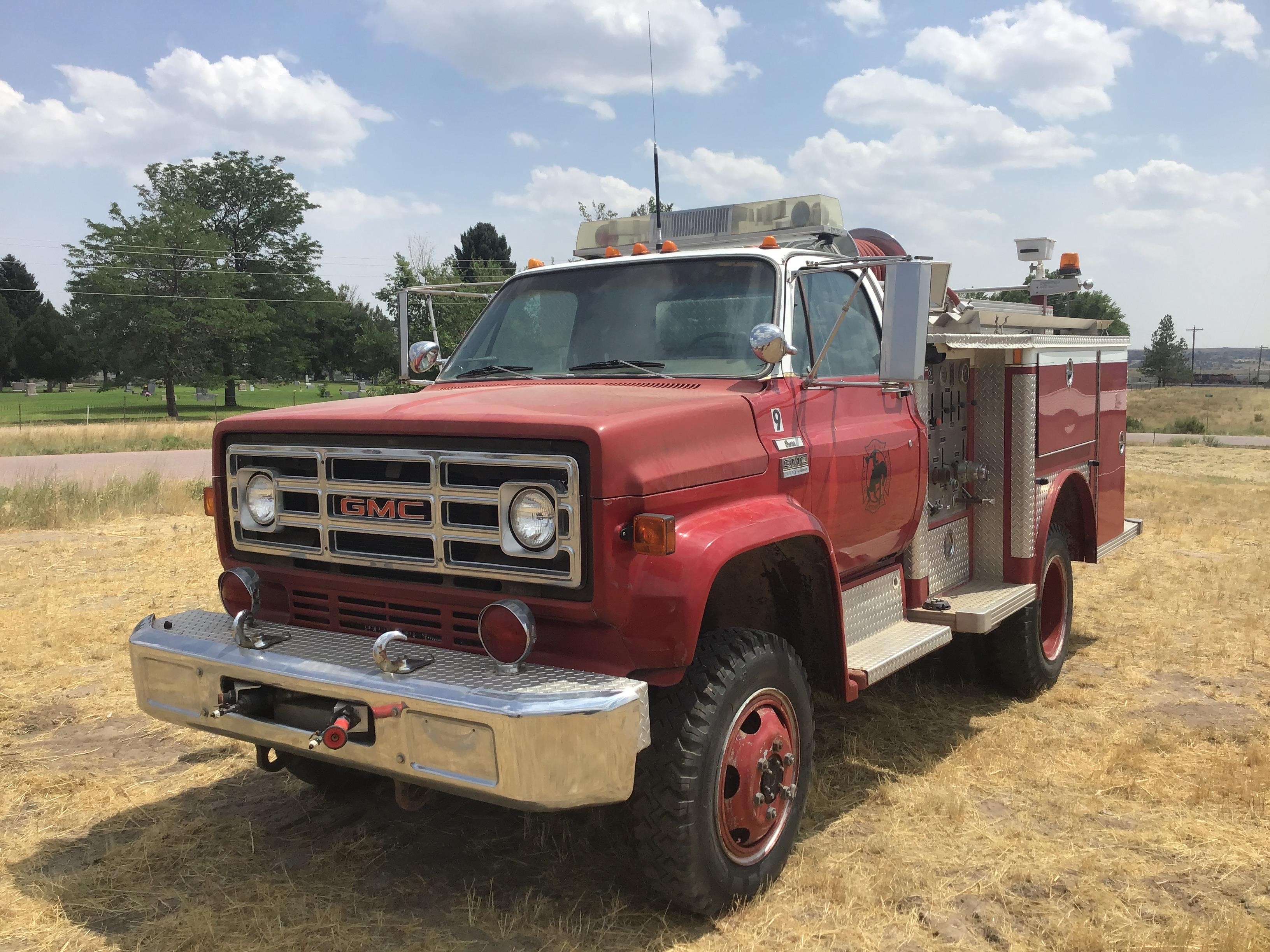 1983 GMC Sierra K3500 Pumper Fire Truck In Collinsville, OK