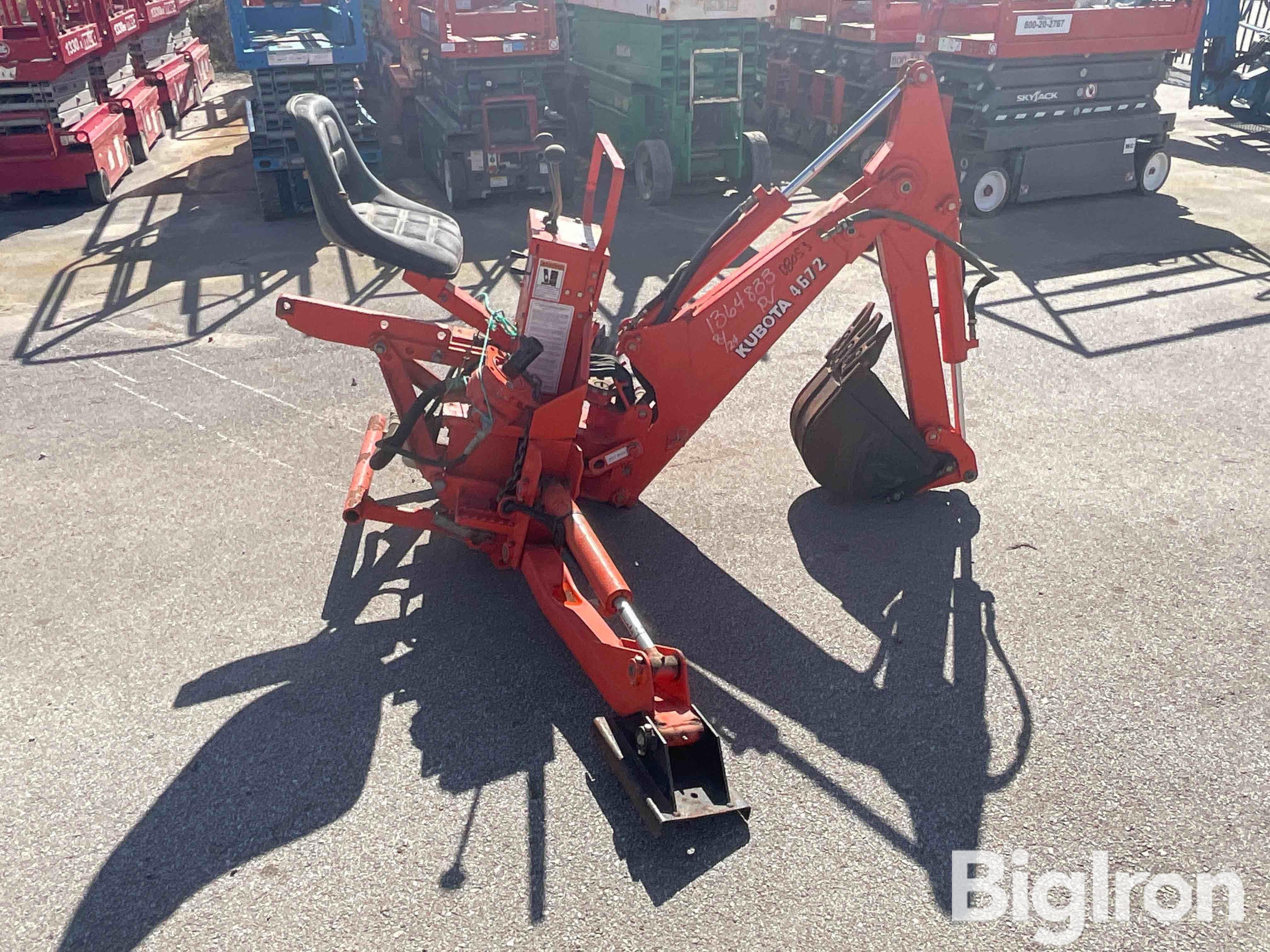 Kubota B4672 3-Pt Backhoe Attachment BigIron Auctions