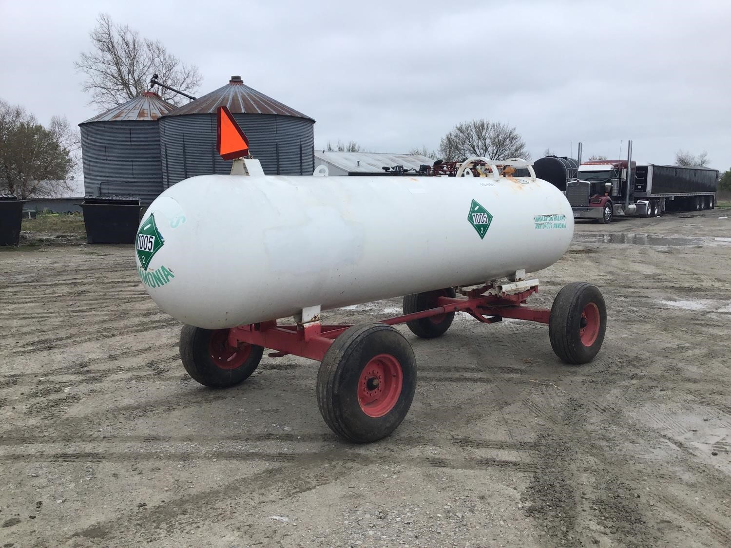 1,000 Gal Anhydrous Tank W/Running Gear BigIron Auctions