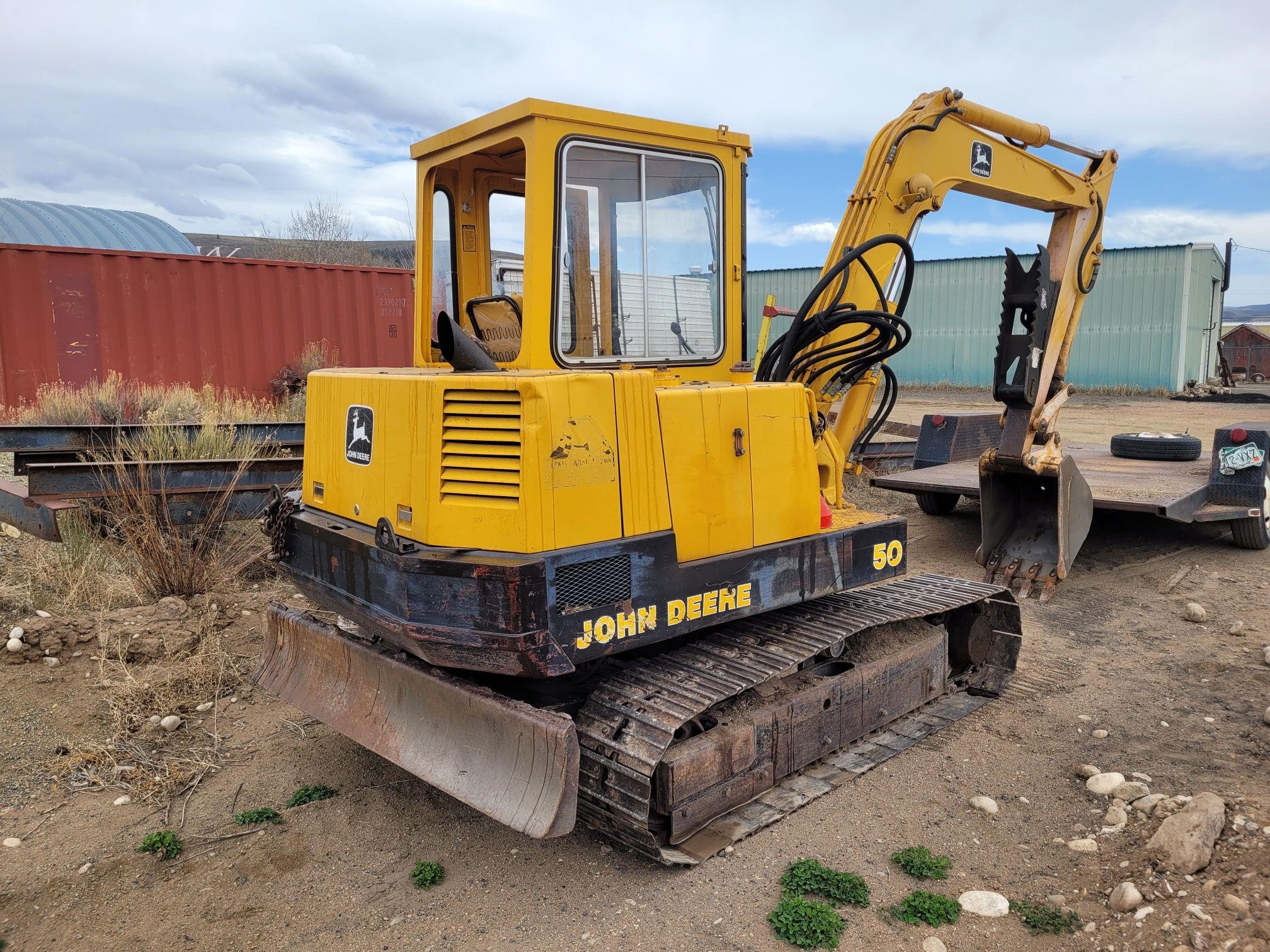 1993 John Deere 50 Mini Excavator Bigiron Auctions 7404