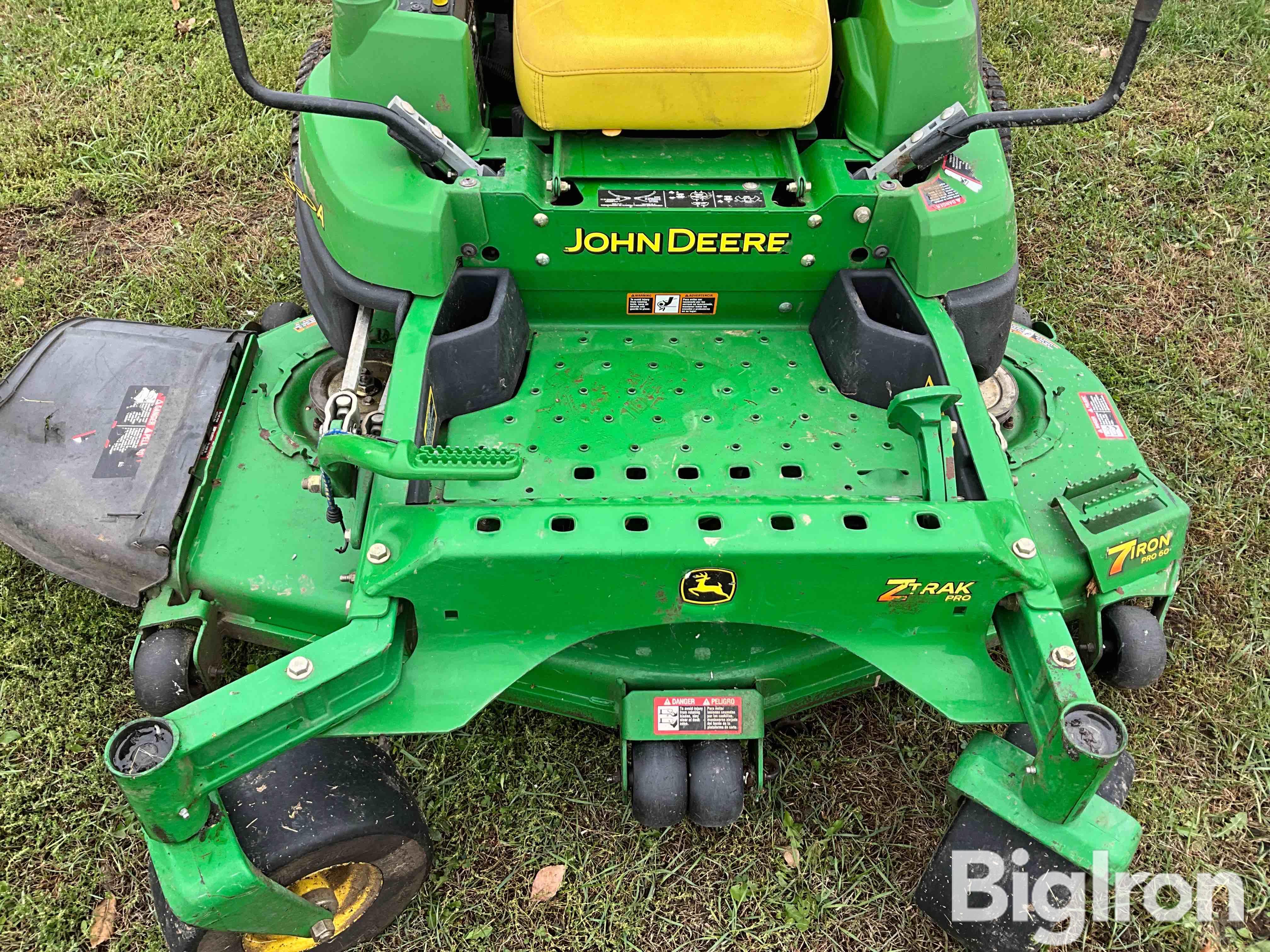 2012 John Deere Z830a 7 Iron Pro 60 Zero Turn Mower Bigiron Auctions 0249