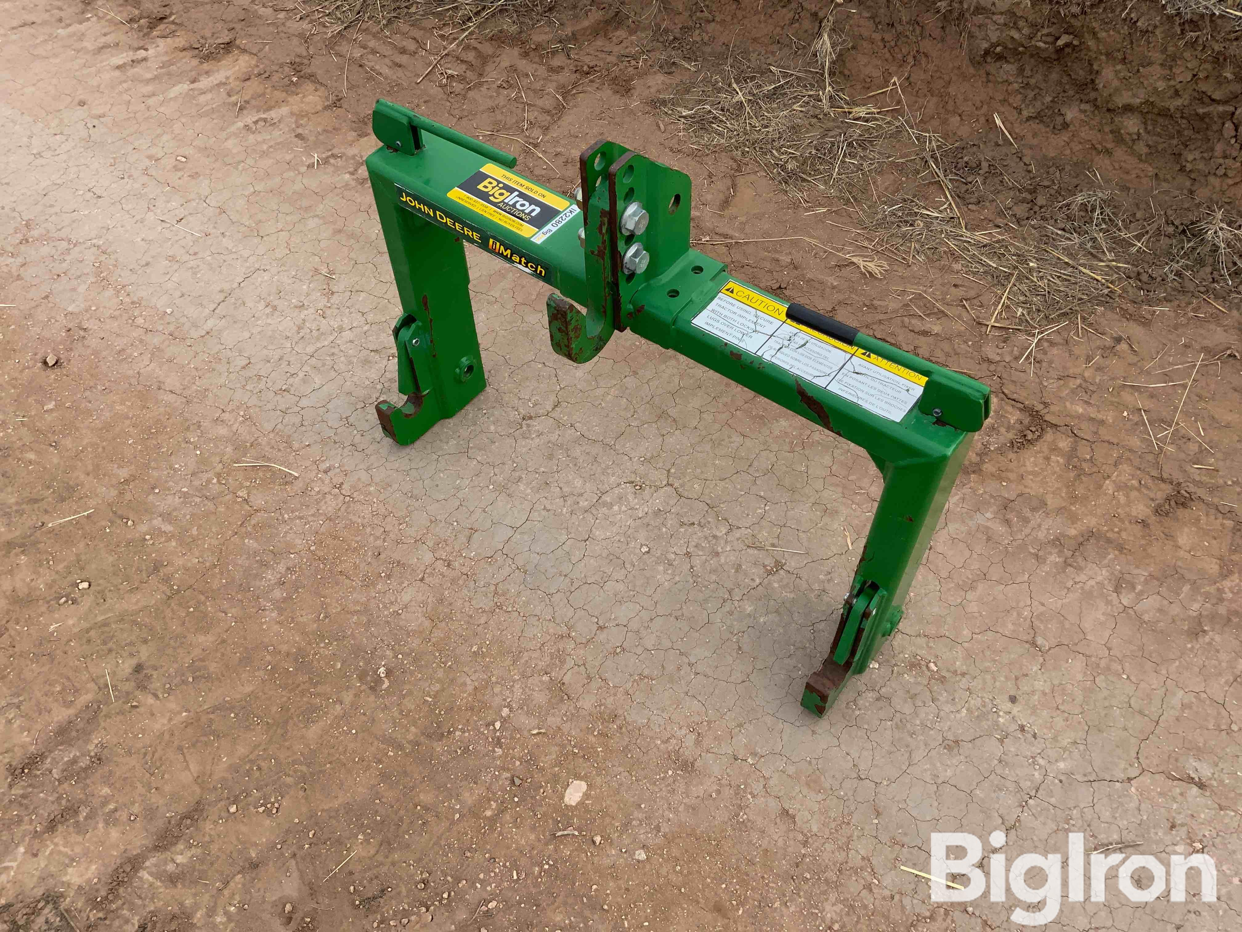 John Deere IMatch Category 1 Quick Hitch BigIron Auctions