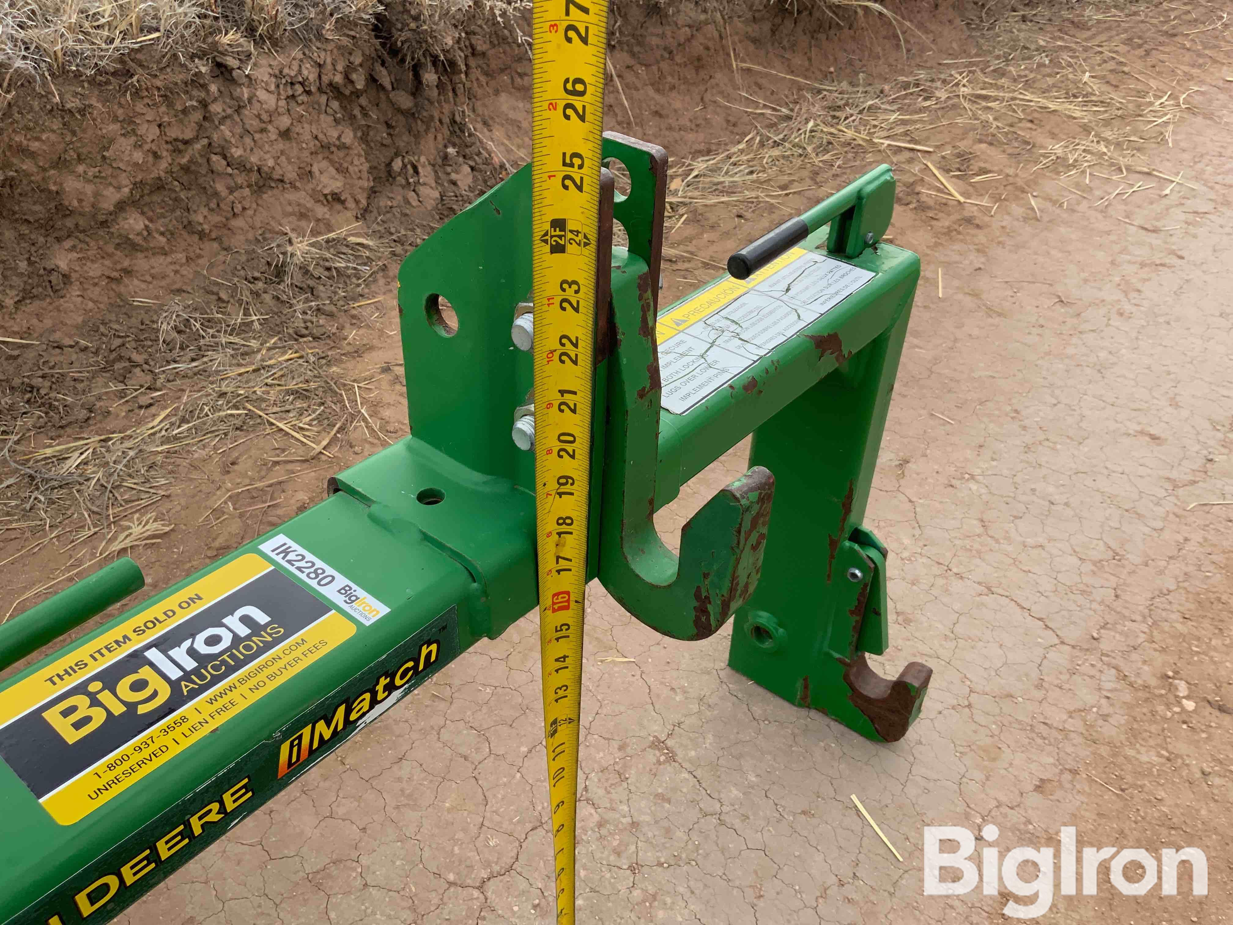 John Deere IMatch Category 1 Quick Hitch BigIron Auctions