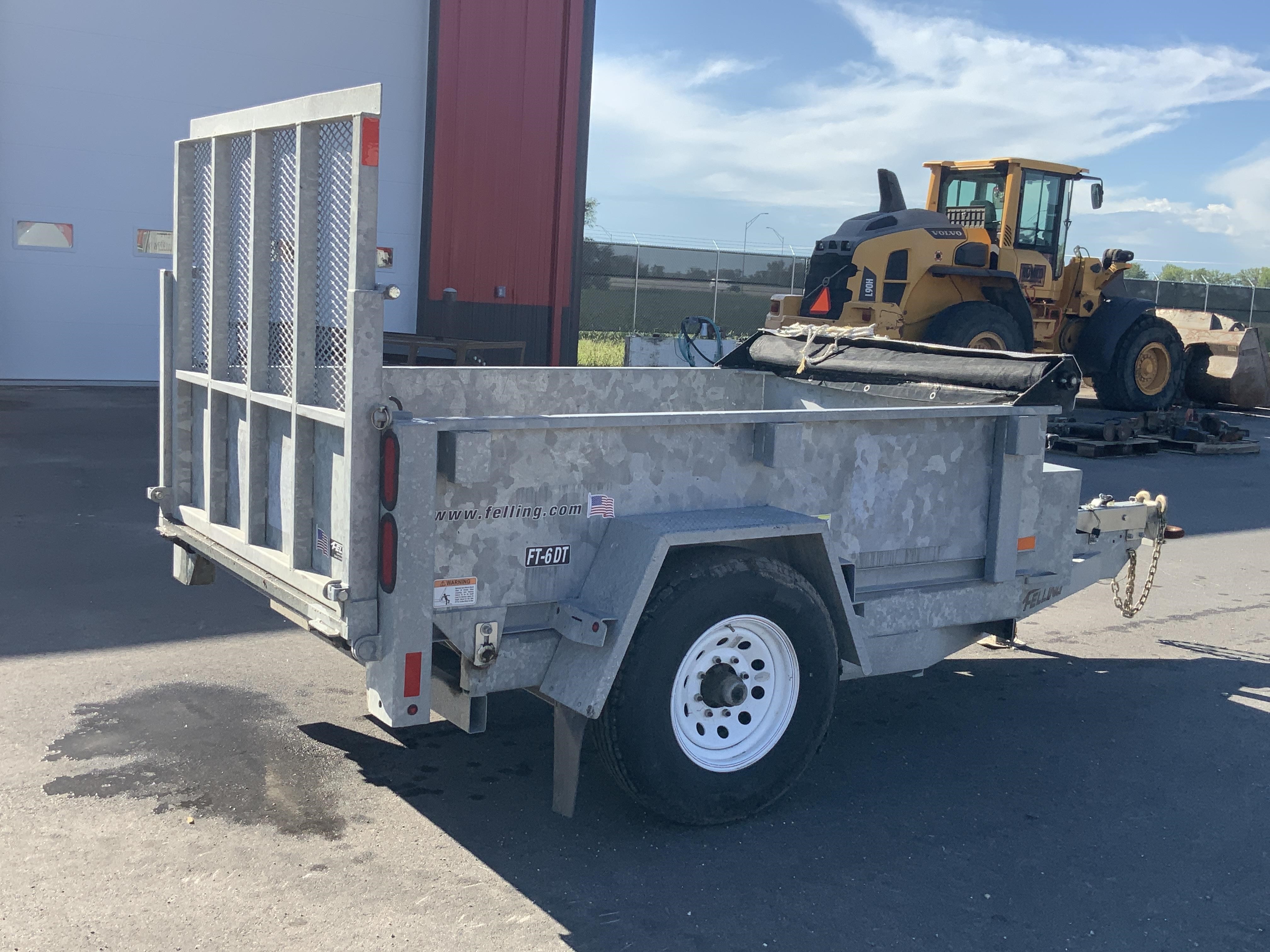 2018 Felling Ft-6dt S A Galvanized Tilt Utility Trailer Bigiron Auctions