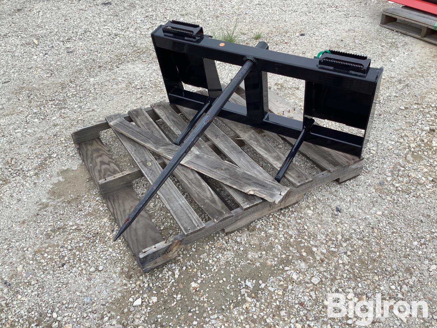 Top Dog Round Bale Spear Skid Steer Attachment Bigiron Auctions