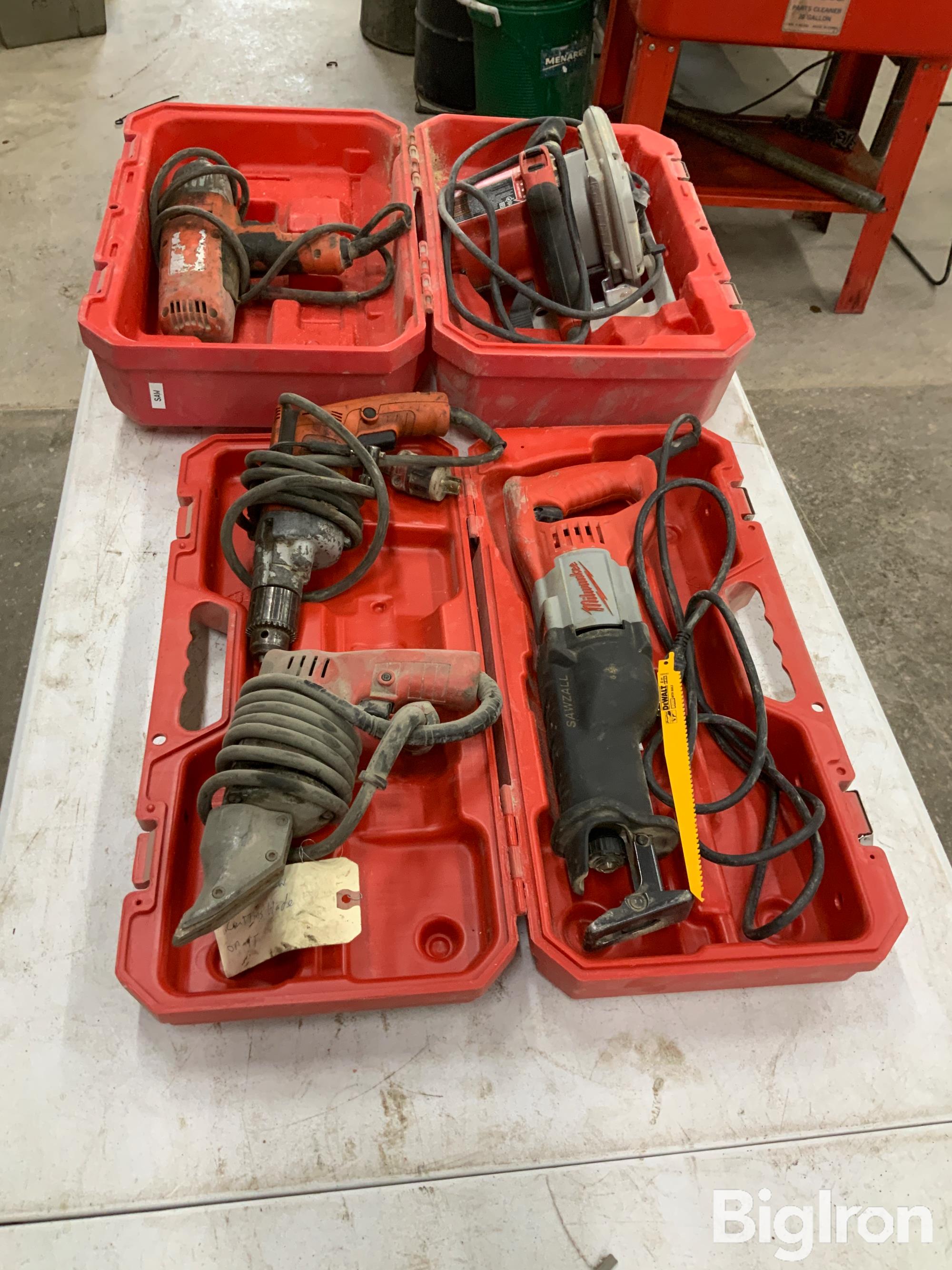 Milwakee Saws & Impact Wrench BigIron Auctions