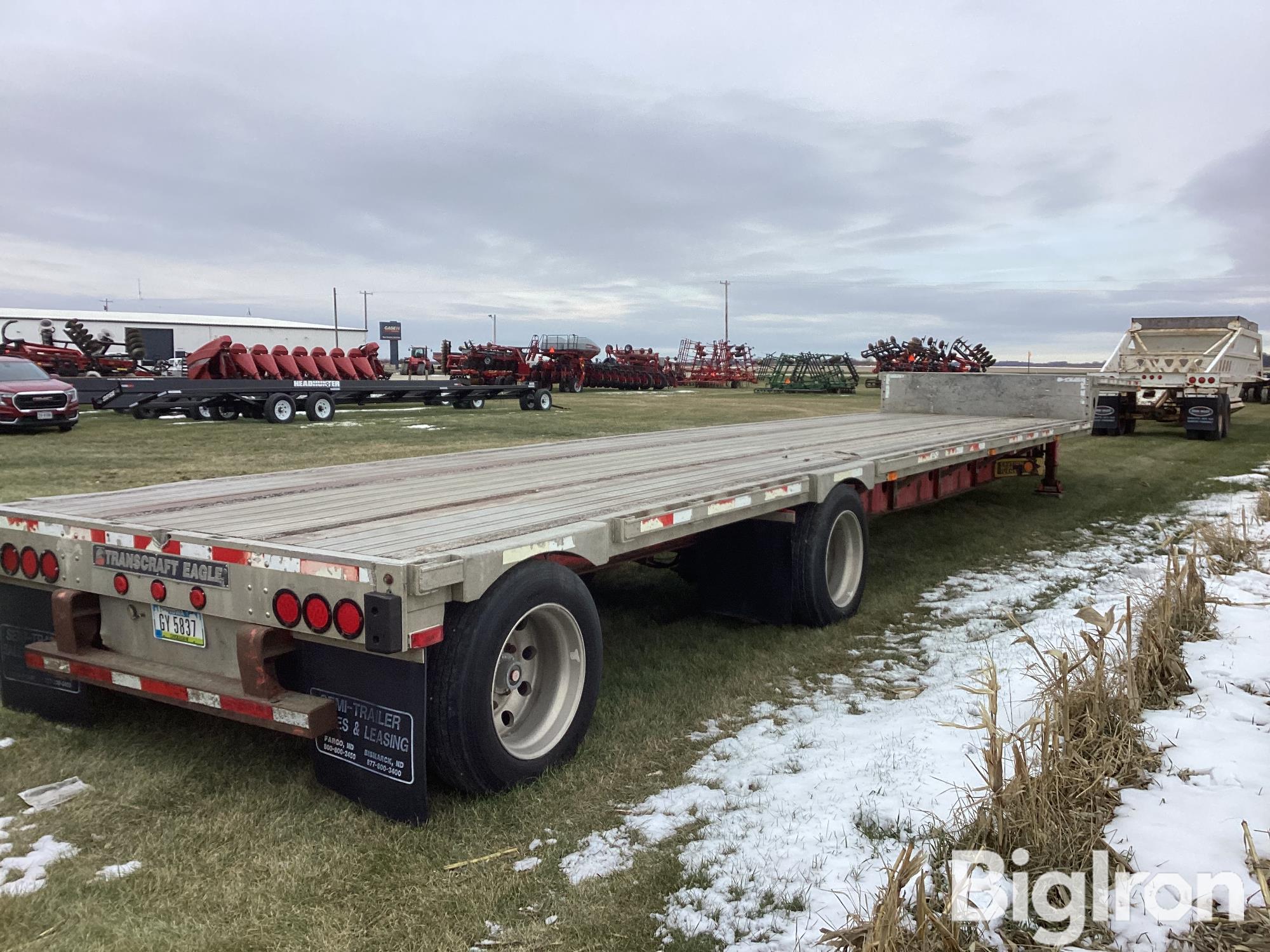 2002 Transcraft T/A Drop Deck Trailer BigIron Auctions