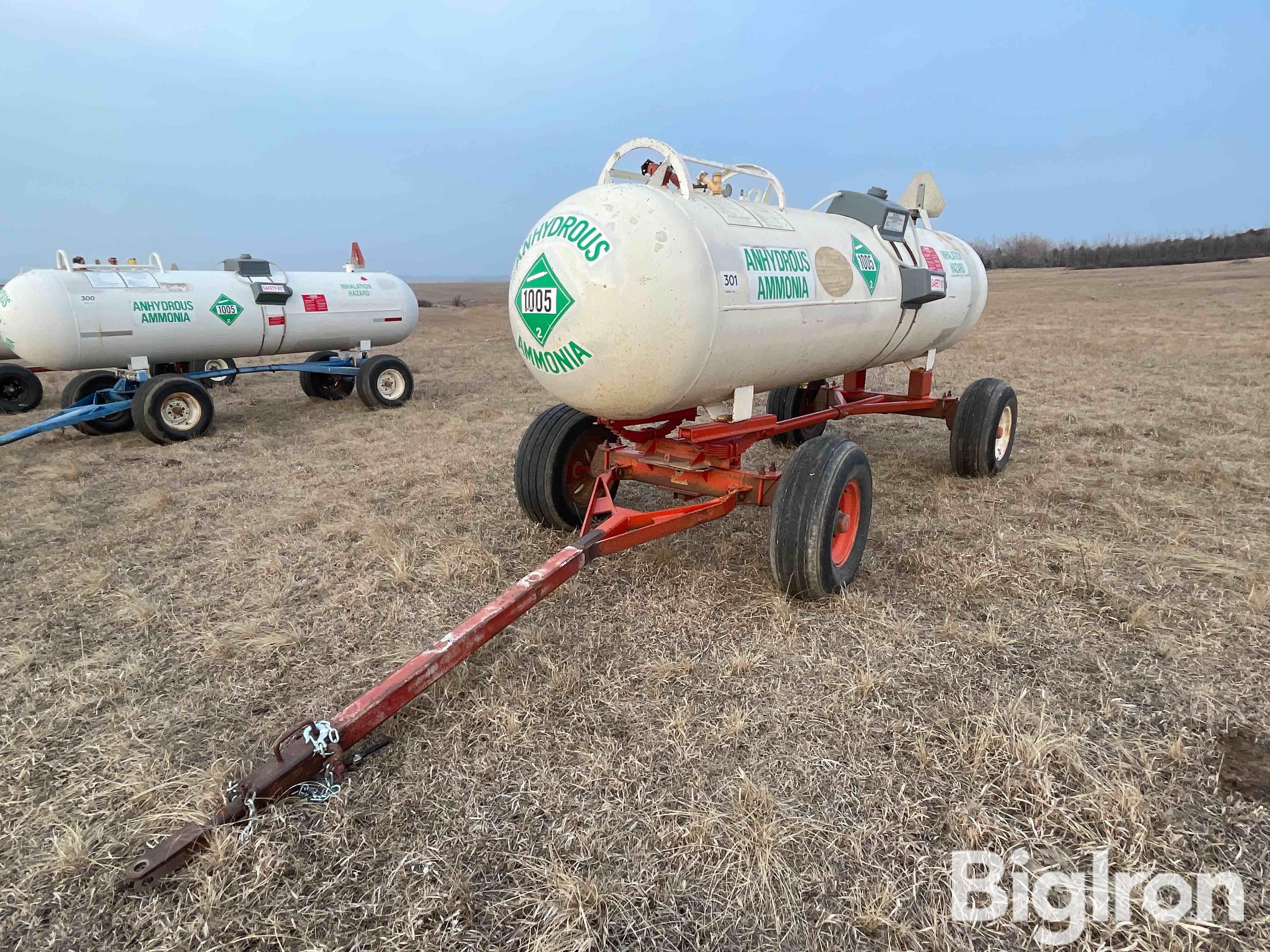 1000-Gallon NH3 Nurse Tank W/Running Gear BigIron Auctions