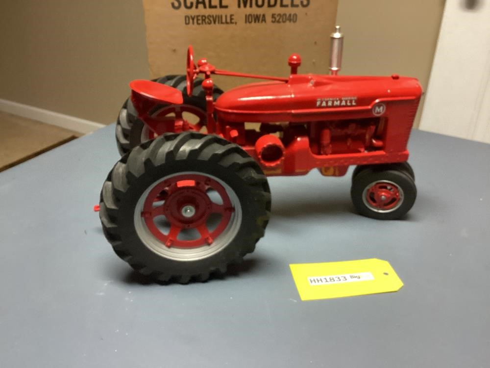 Farmall M Toy Tractor BigIron Auctions