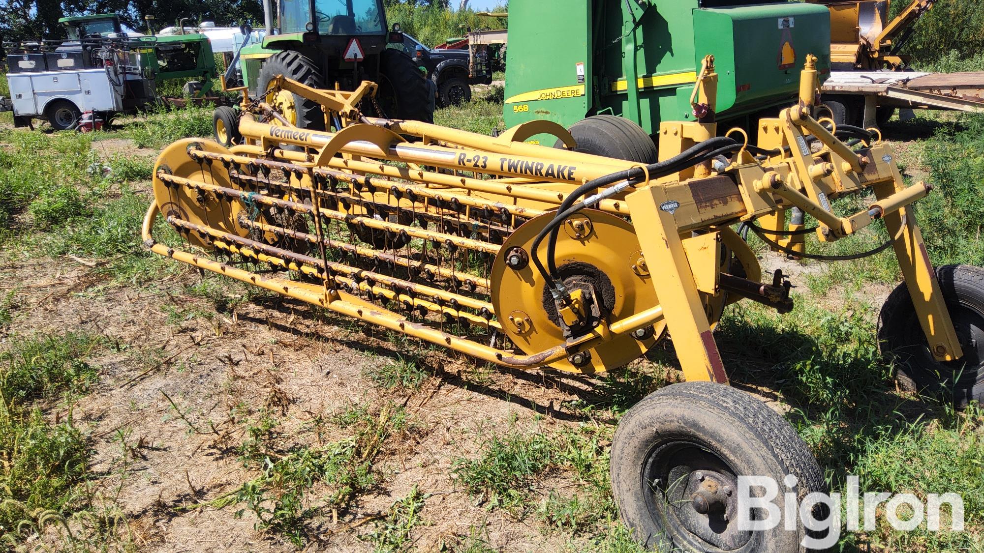 1989 Vermeer R23 Twin Rake Hydraulic Driven Rake BigIron Auctions