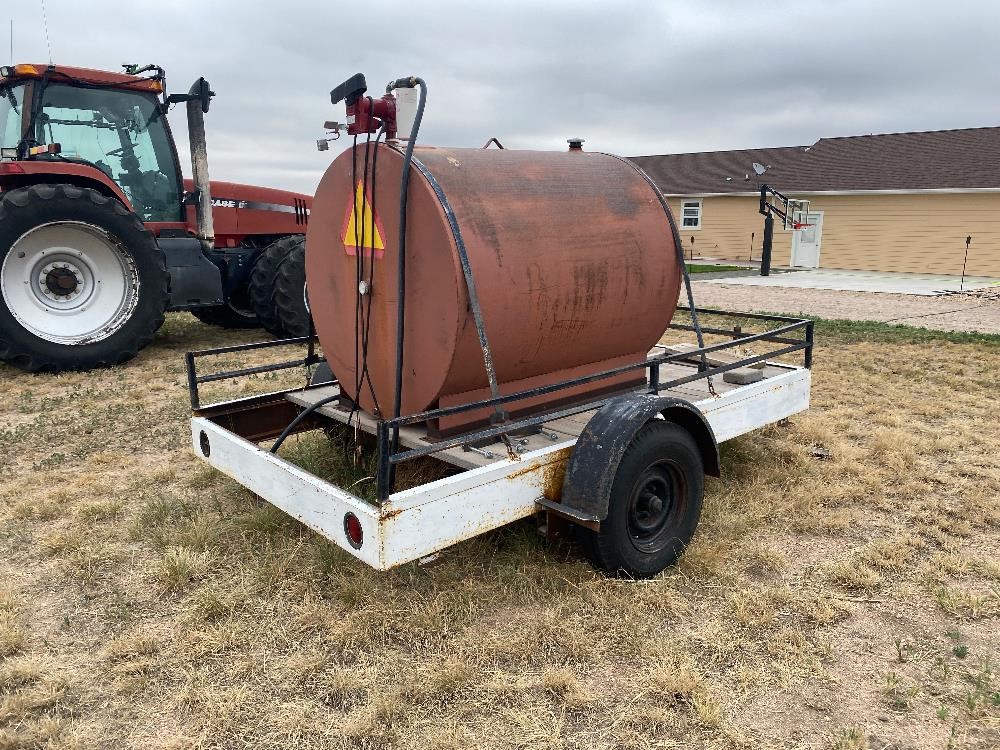 Homemade Fuel Trailer W/500-Gal Steel Tank BigIron Auctions