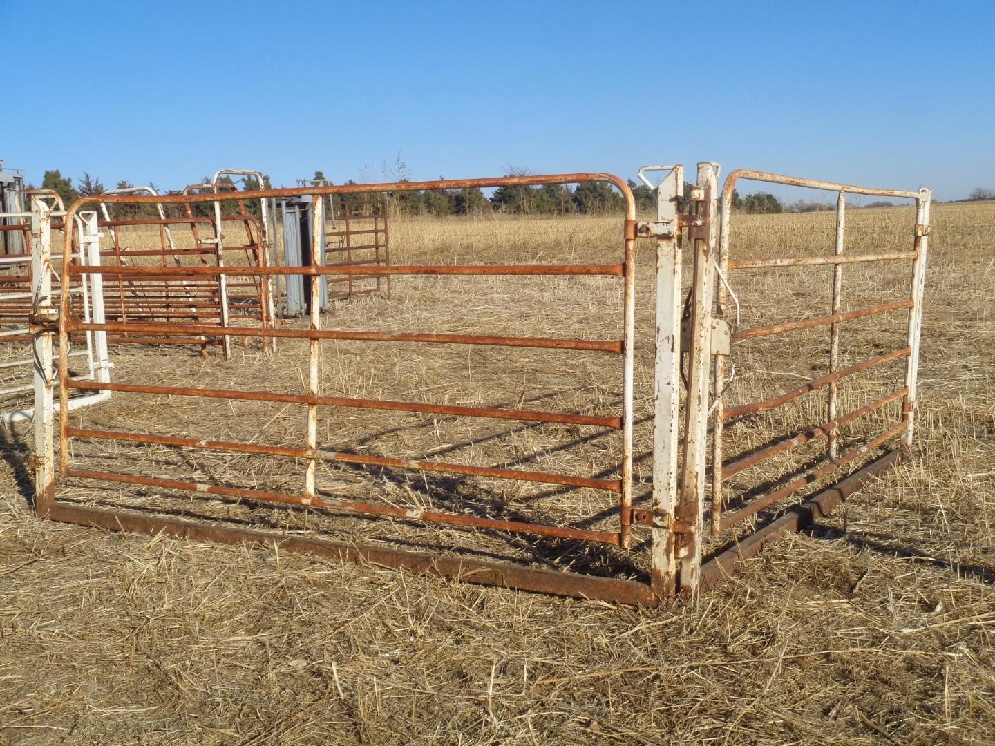 Daniels Heavy Duty 10' Low Level Arch Portable Corral Gates BigIron ...