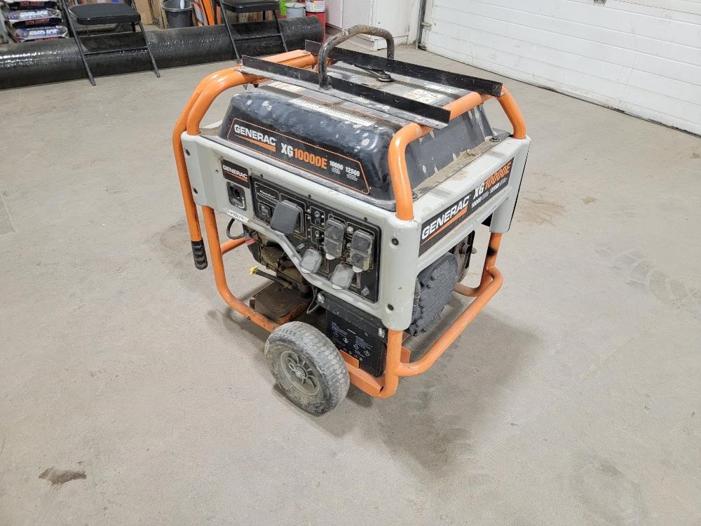 Generac XG10000E 10000 Watt Generator BigIron Auctions