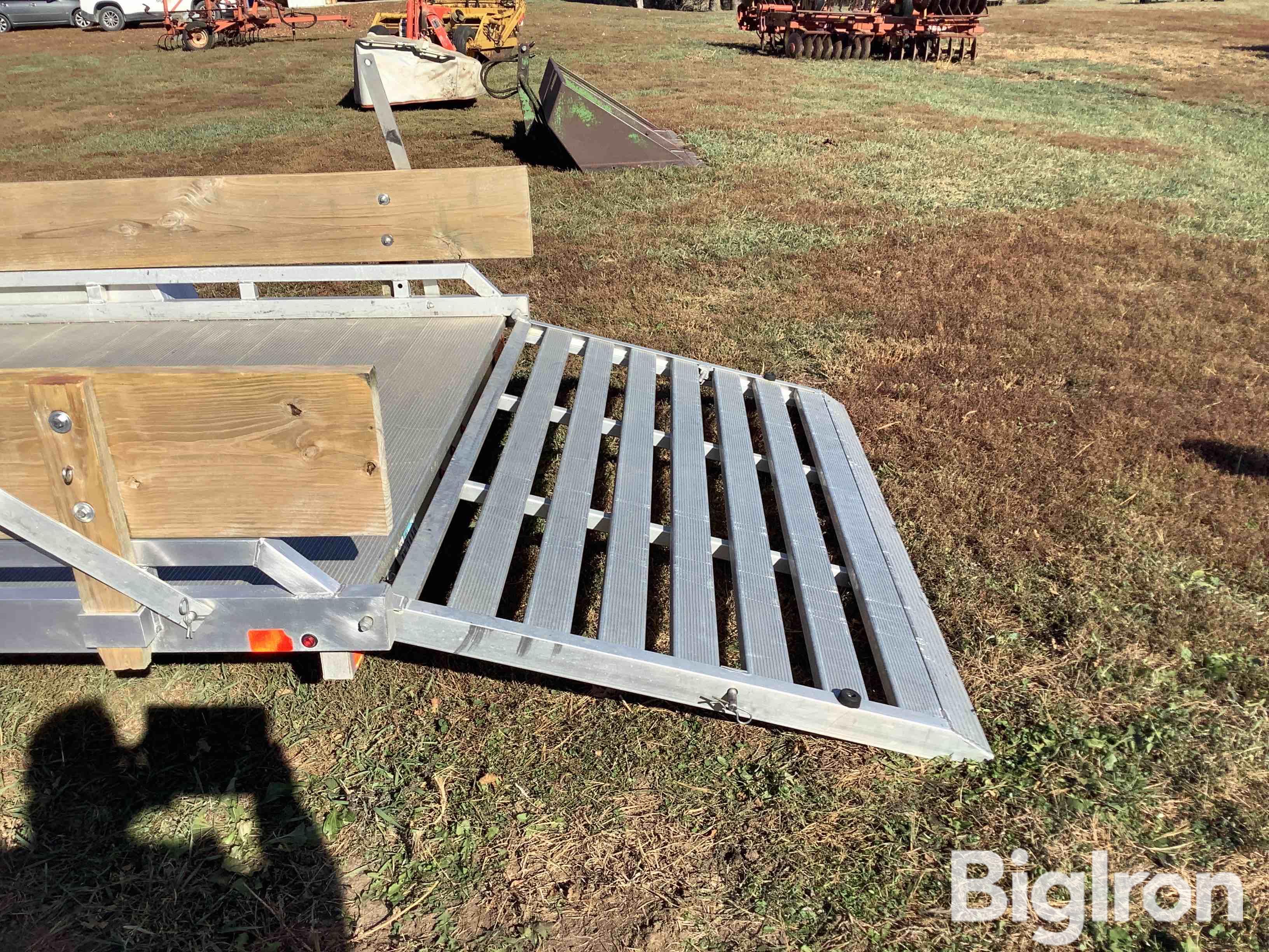 Aluma 7712H S/A Aluminum Utility Trailer BigIron Auctions