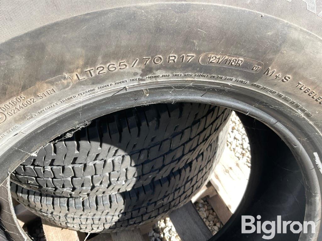 Michelin LT265/70R17 Tires BigIron Auctions