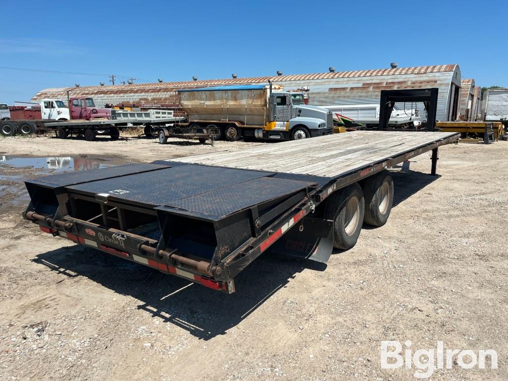 2012 Circle D T/A Gooseneck Flatbed Trailer BigIron Auctions