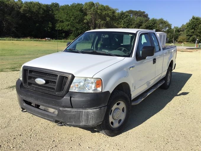 2007 Ford F150 XL Triton Supercab 4WD Pickup BigIron Auctions