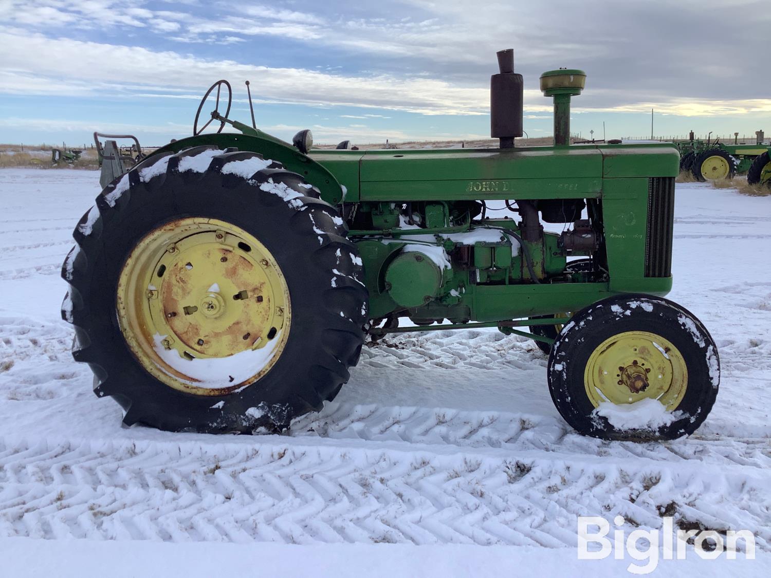 1956 John Deere 80 Wheatland Tractor Bigiron Auctions 4415