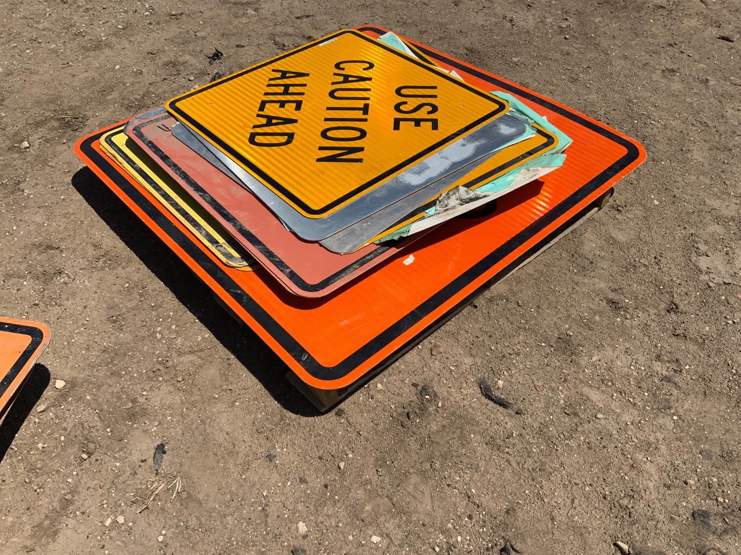 Assorted Road Signs BigIron Auctions