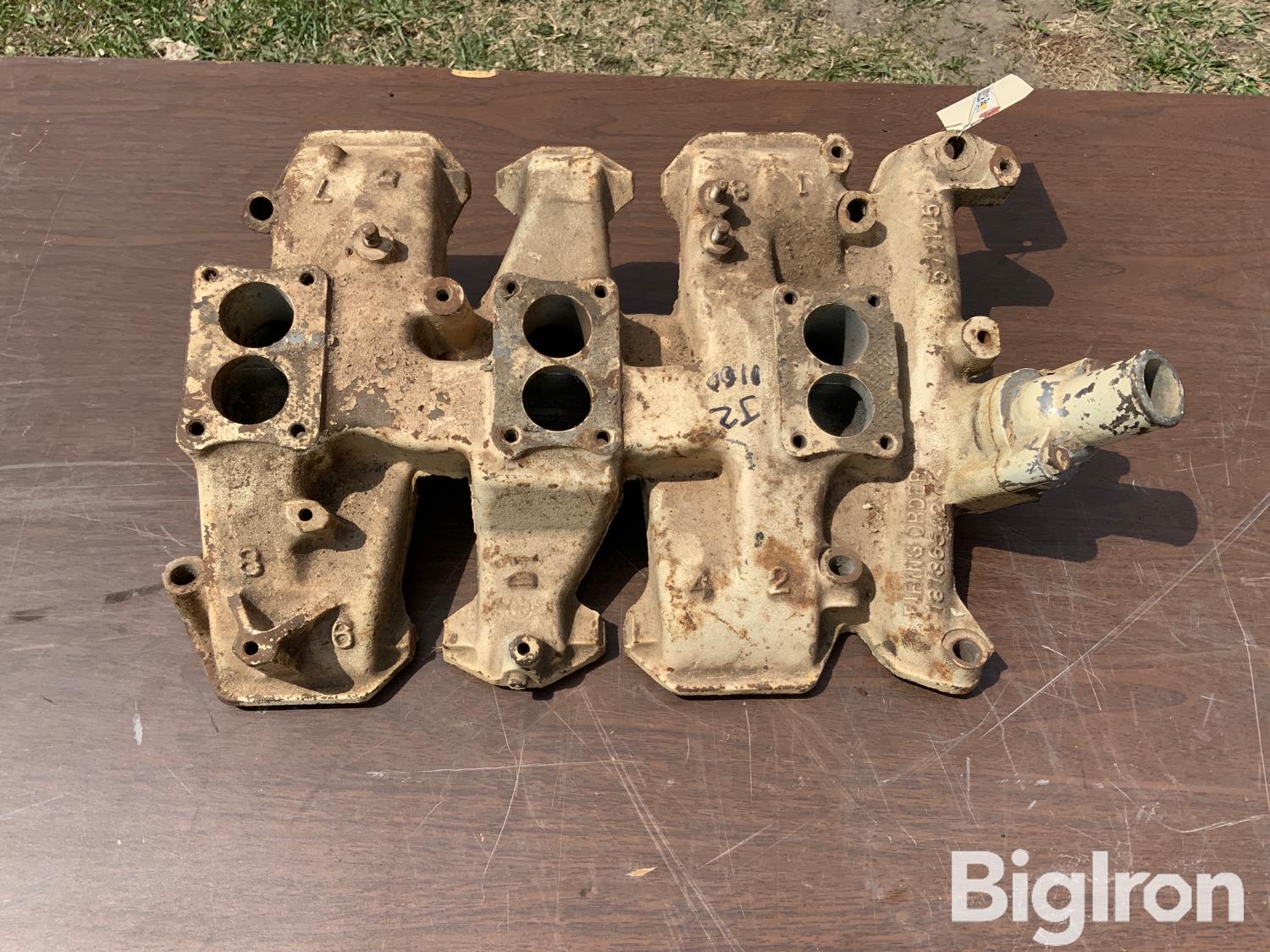 1957-58 Oldsmobile J2 Tri-Power Intake BigIron Auctions