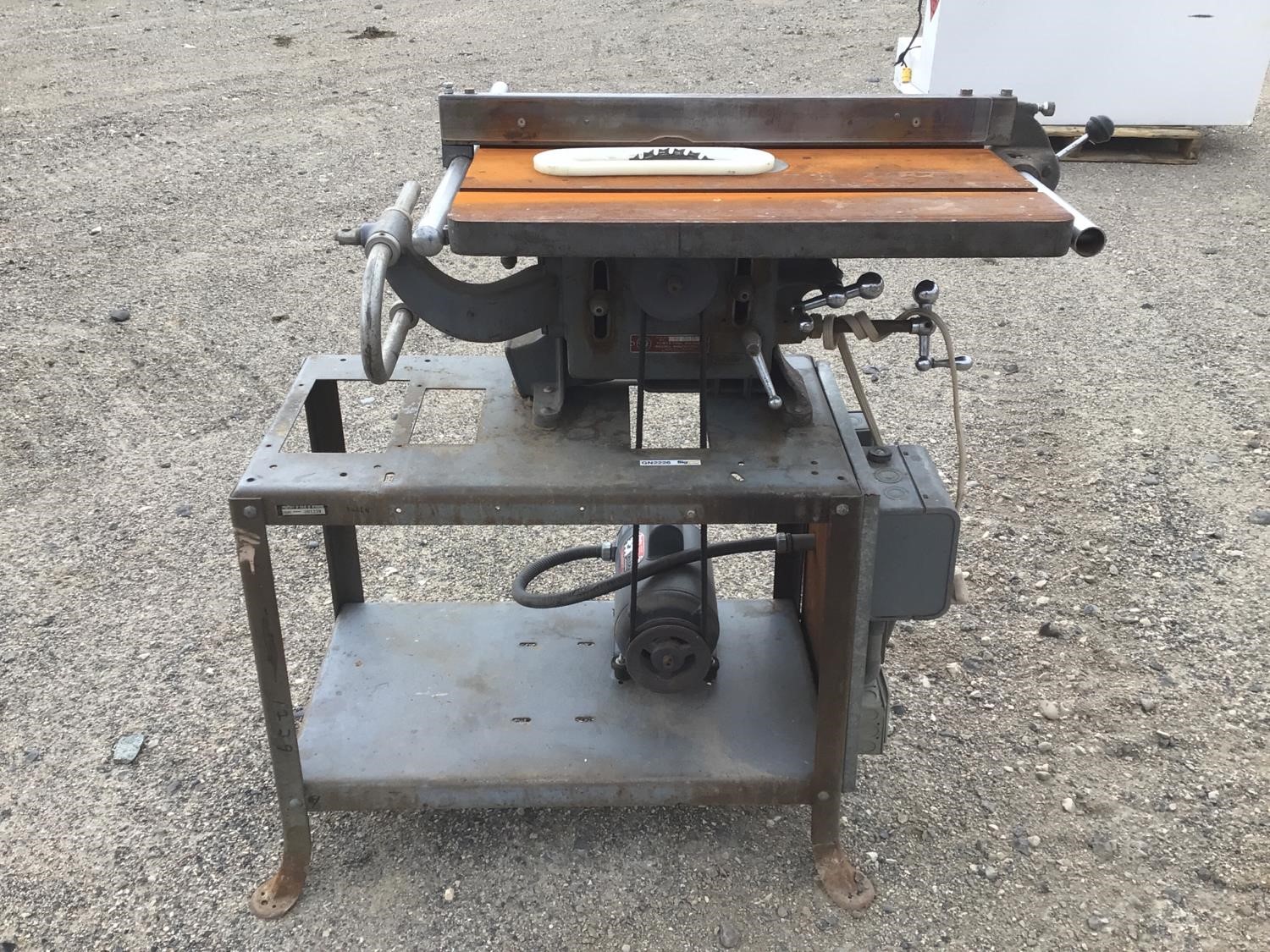 Rockwell Table Saw BigIron Auctions