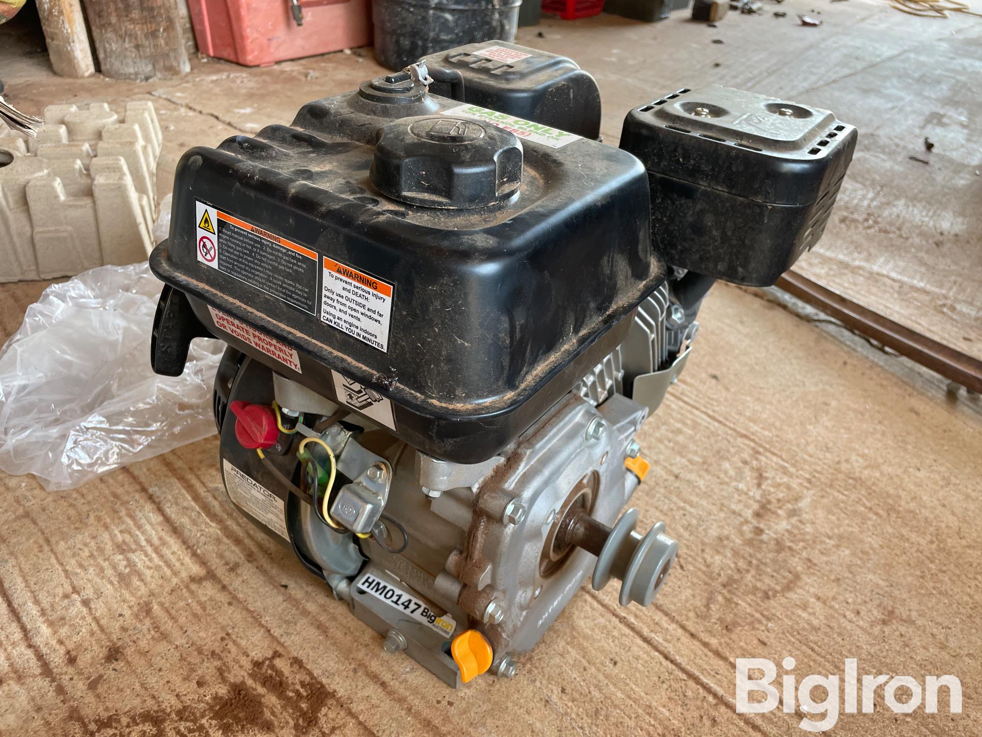 Predator 212cc OHV Horizontal Shaft Gas Engine BigIron Auctions