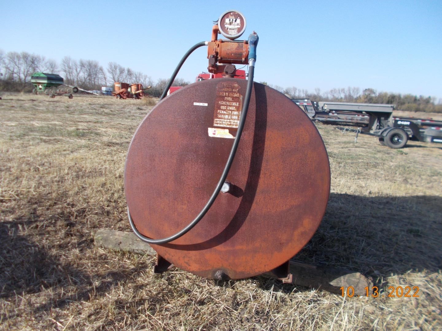 500 Gallon Steel Fuel Tank BigIron Auctions