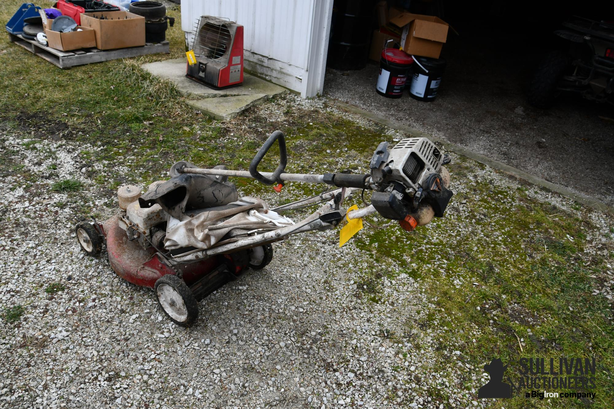 Snapper Push Mower And Weed Eater Bigiron Auctions