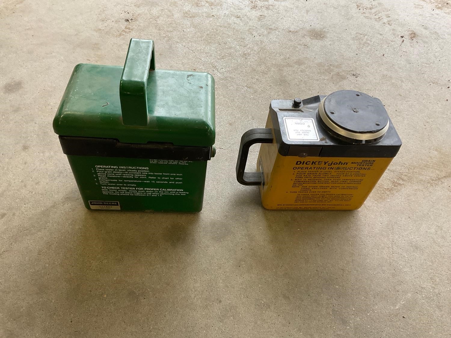 John Deere TY9304 Seed Moisture Tester W/ Dickeyjohn Moisture Tester