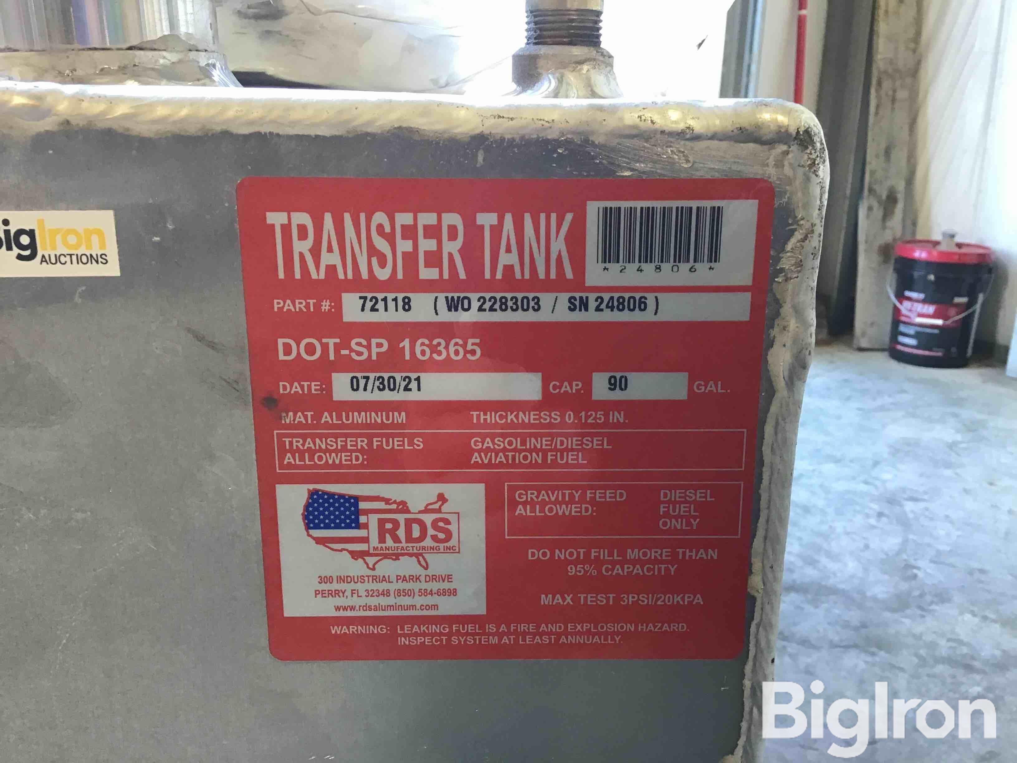 2021 Rds W0228303 Fuel Transfer Tank BigIron Auctions