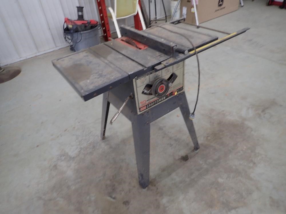 Craftsman 10 inch motorized deals table saw