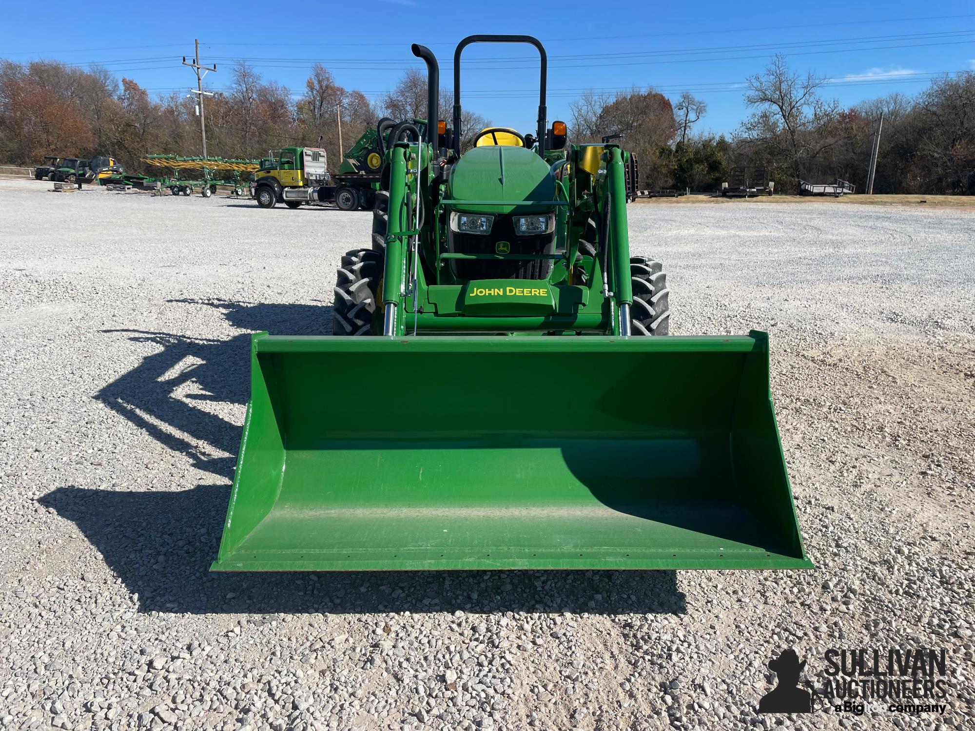 2021 John Deere 5055e Mfwd Tractor W Loader Bigiron Auctions