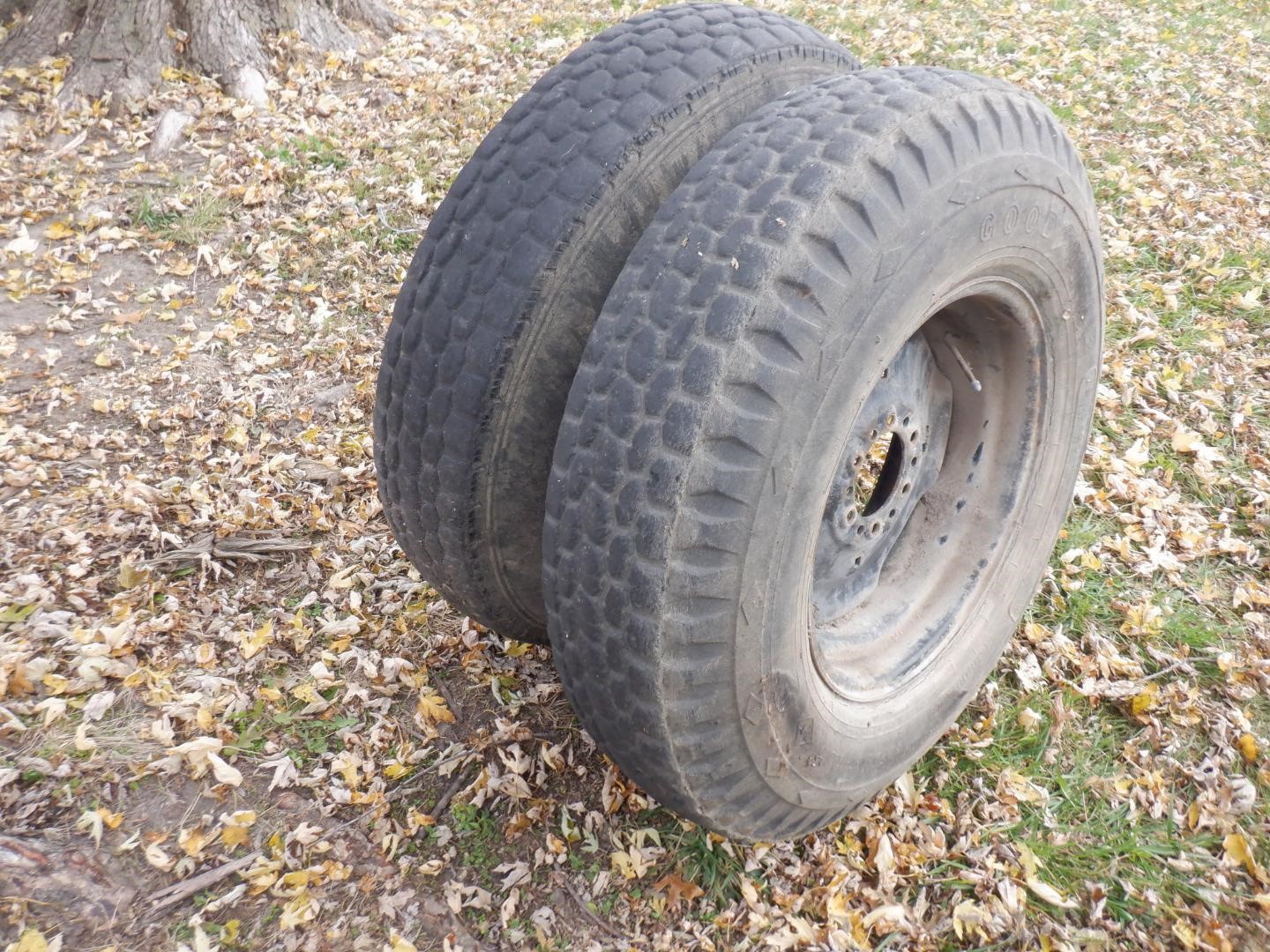 9.00x20 Tires On 6-Bolt Implement Rims BigIron Auctions