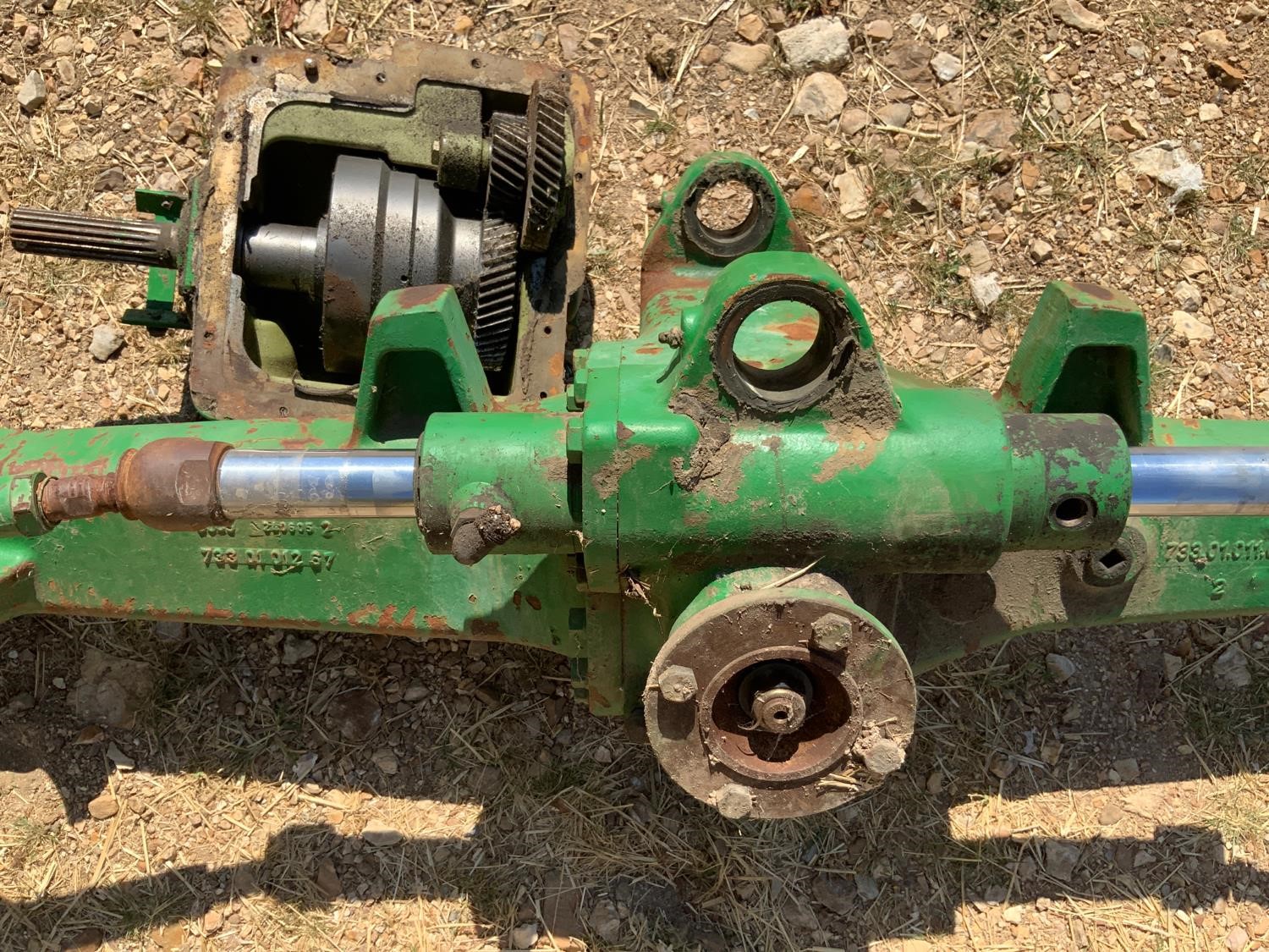 John Deere Mfwd High Crop Front Axle Bigiron Auctions 8091