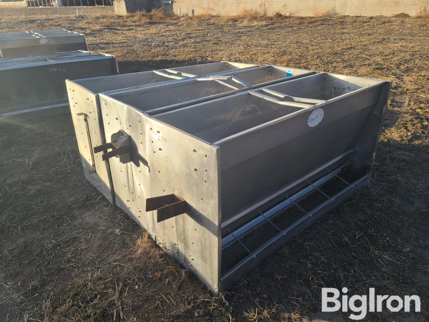 Hog Slat Stainless Steel Hog Confinement Feeders BigIron Auctions