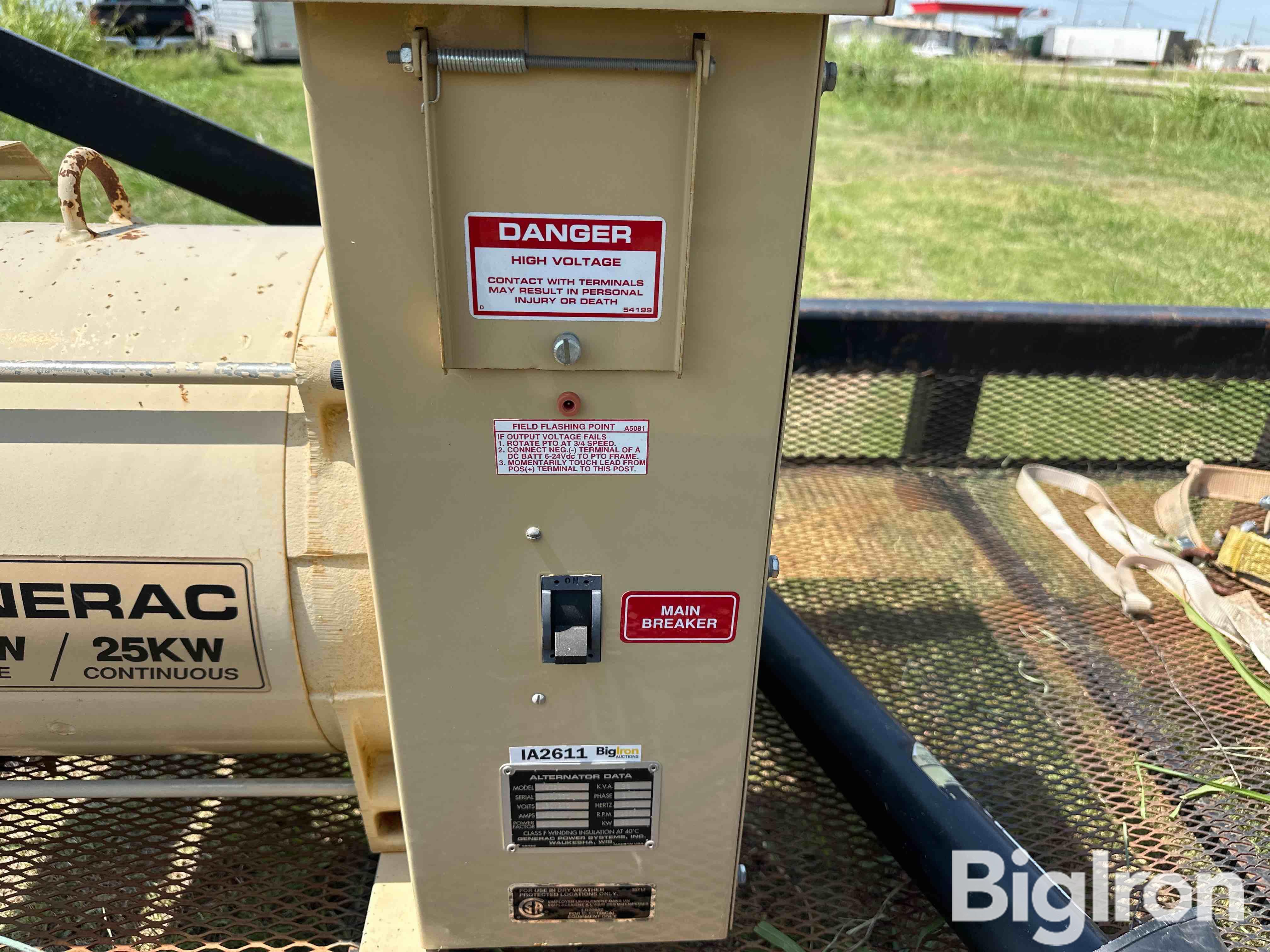 Generac 09738-4 PTO Generator BigIron Auctions