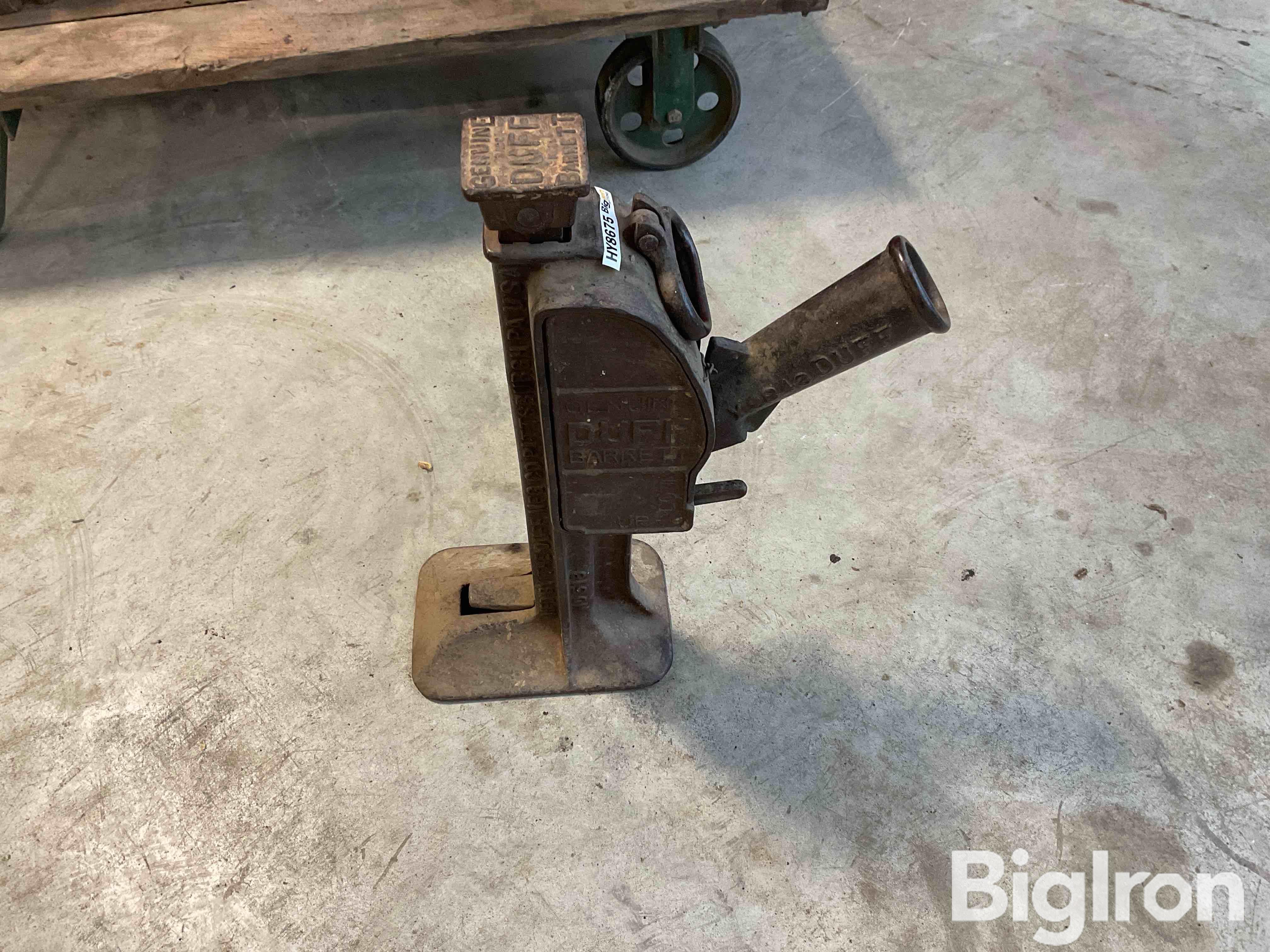 Duff Railroad Jack BigIron Auctions