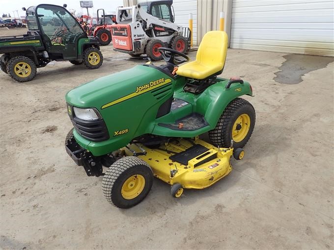 2005 John Deere X495 AWS Lawn Tractor W/62