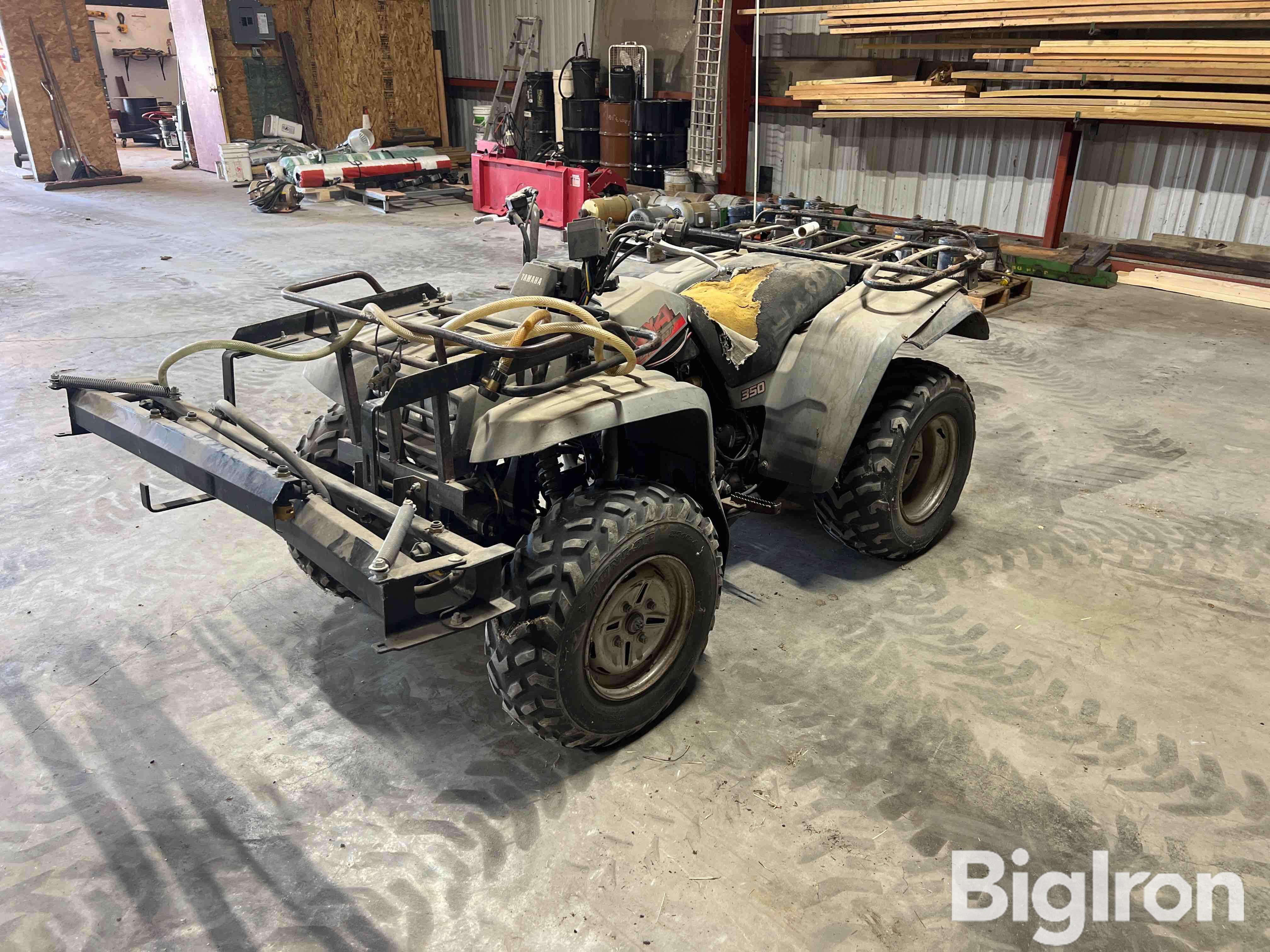 1989 Yamaha Big Bear 350 4x4 Atv Bigiron Auctions