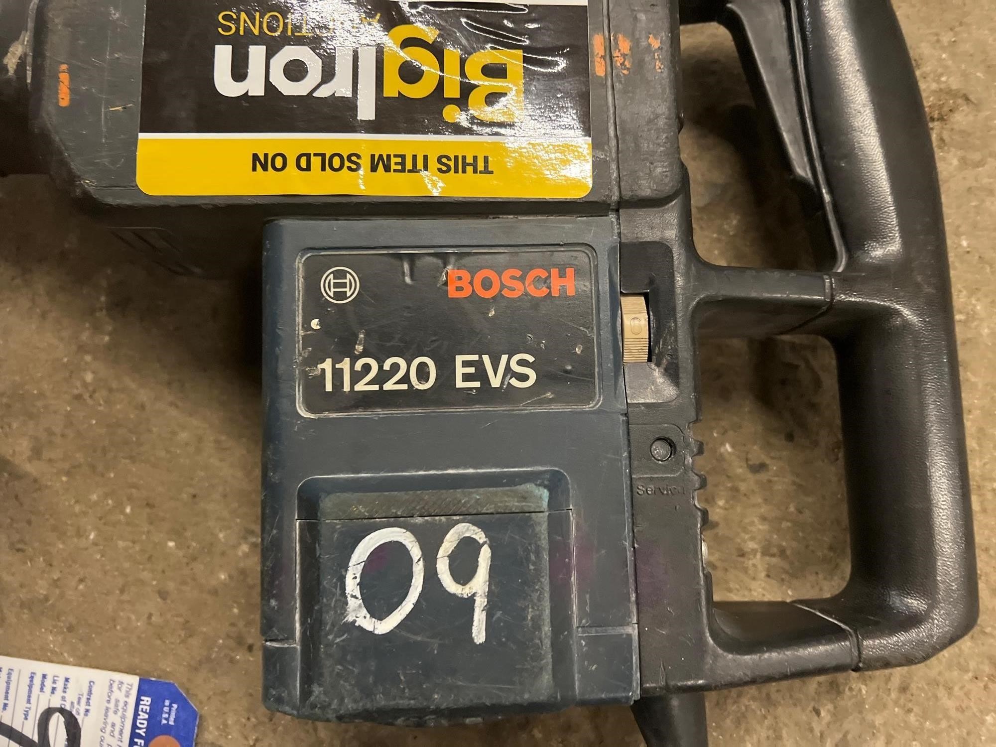 Bosch 11220EVS Rotary Hammer Drill BigIron Auctions