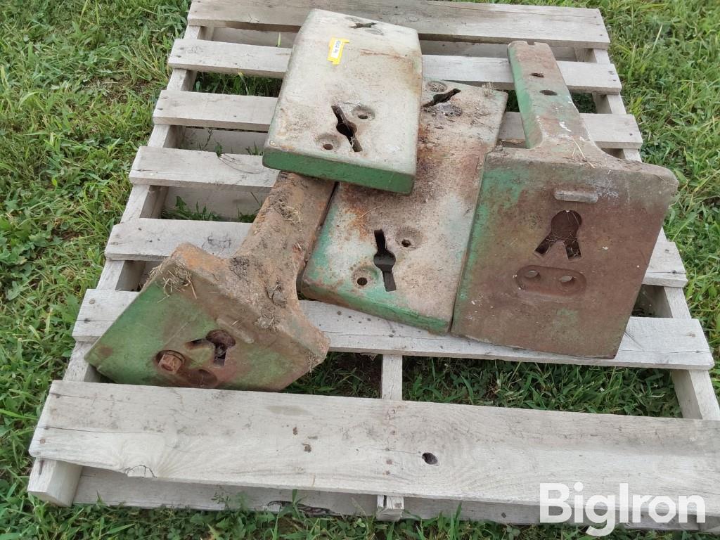 John Deere Starter Weight Rails + (2) Slabs Bigiron Auctions