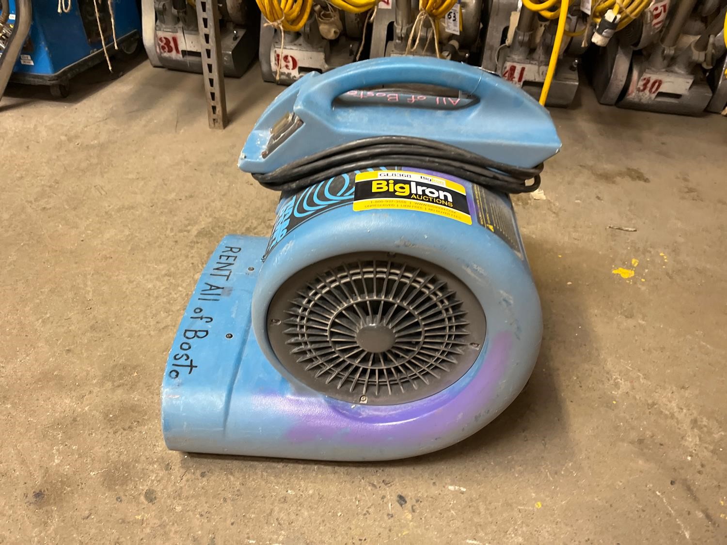 Dri-Eaz Turbo Dryer F188 Electric Floor Blower Fan BigIron Auctions