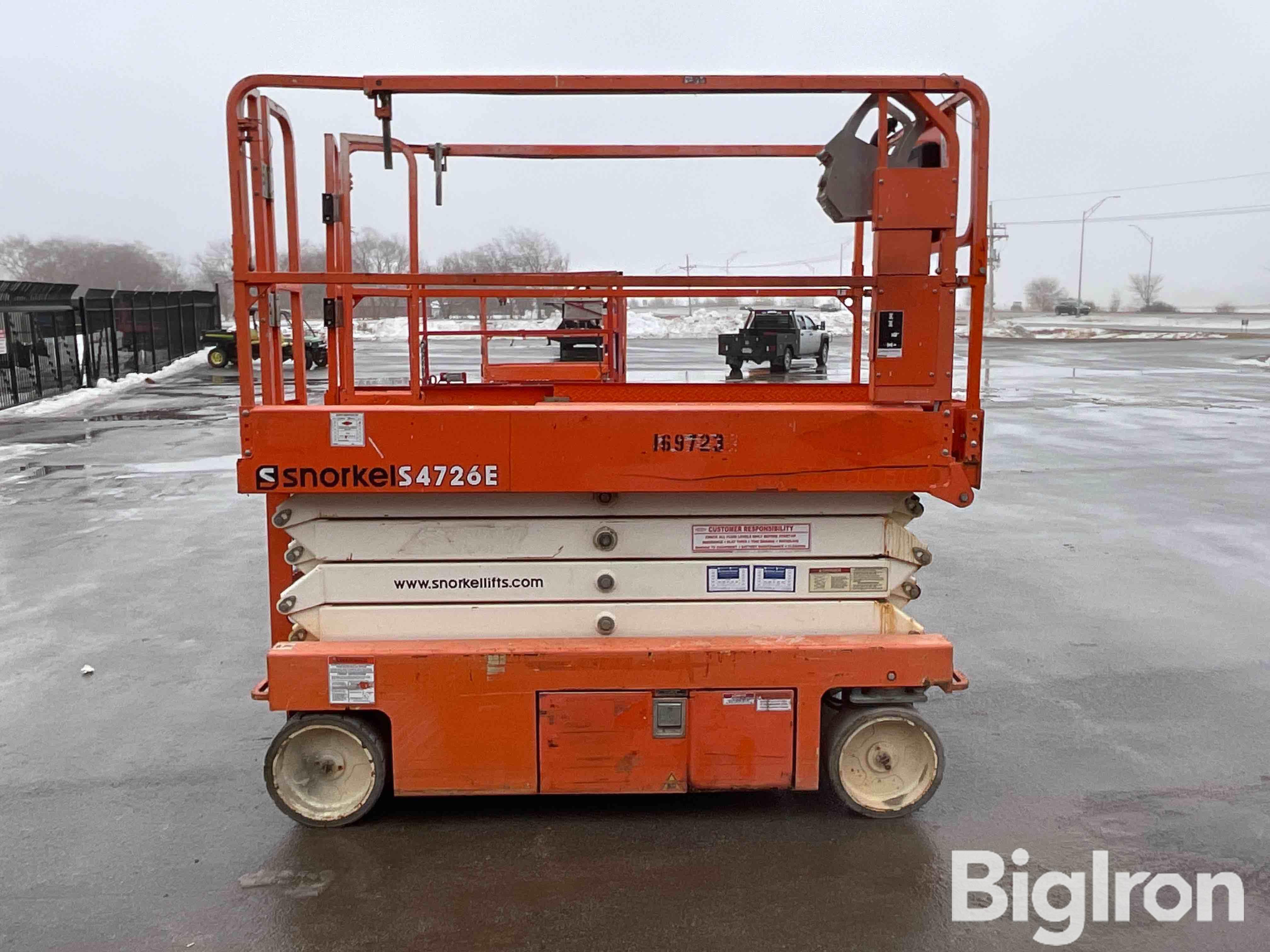 2016 Snorkel S4726E ANSI Electric Self-Propelled Scissor Lift BigIron ...