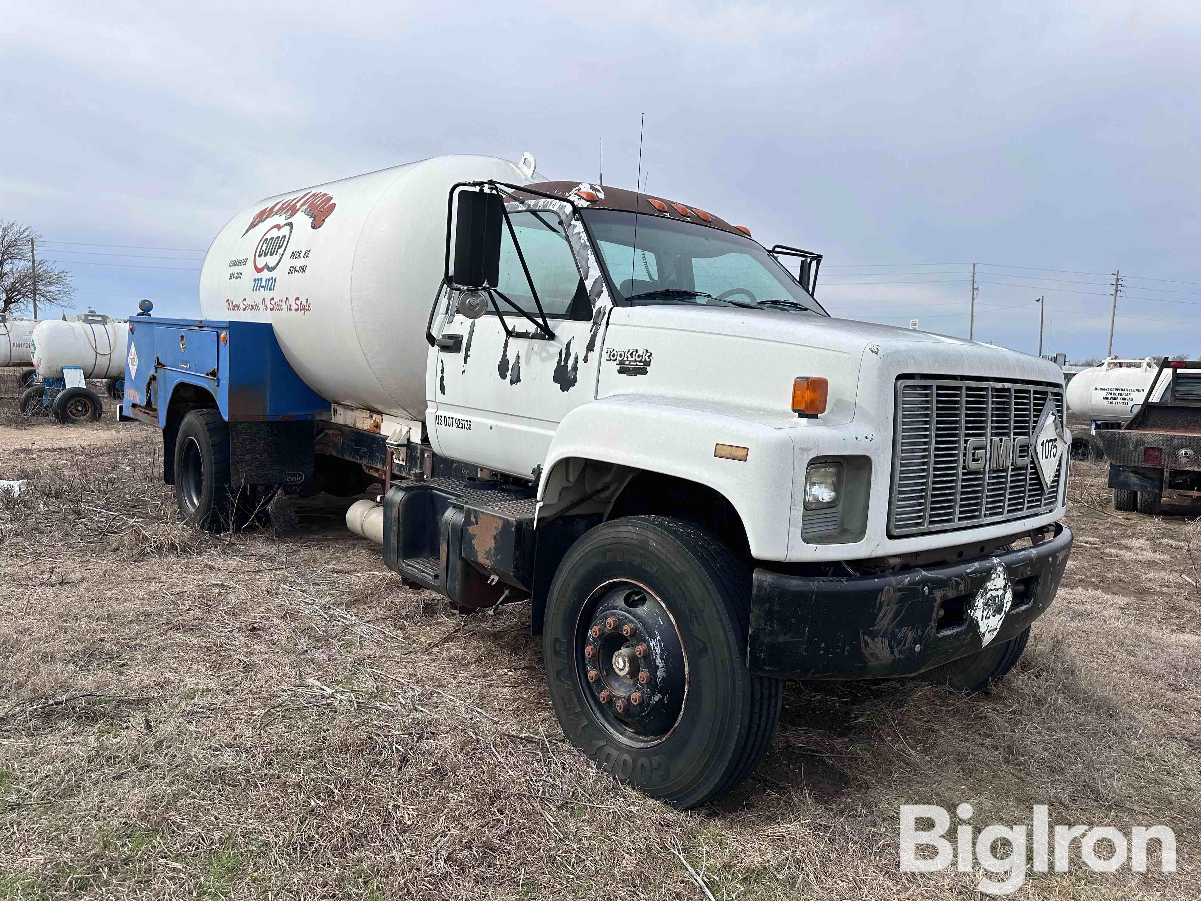 1995 Gmc C7000 Topkick Sa Propane Truck Bigiron Auctions 2301