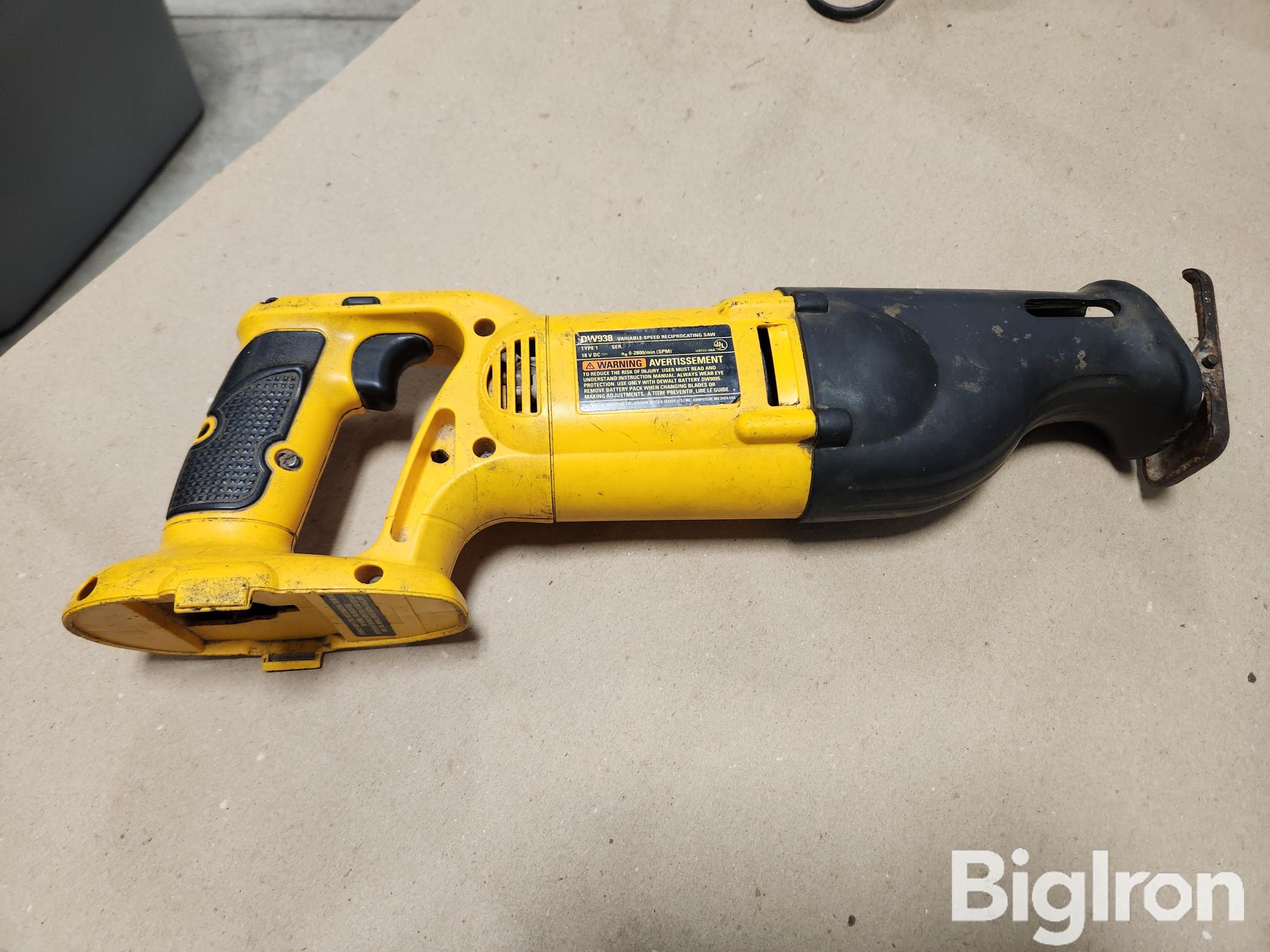 DeWalt 18V Battery Tools BigIron Auctions