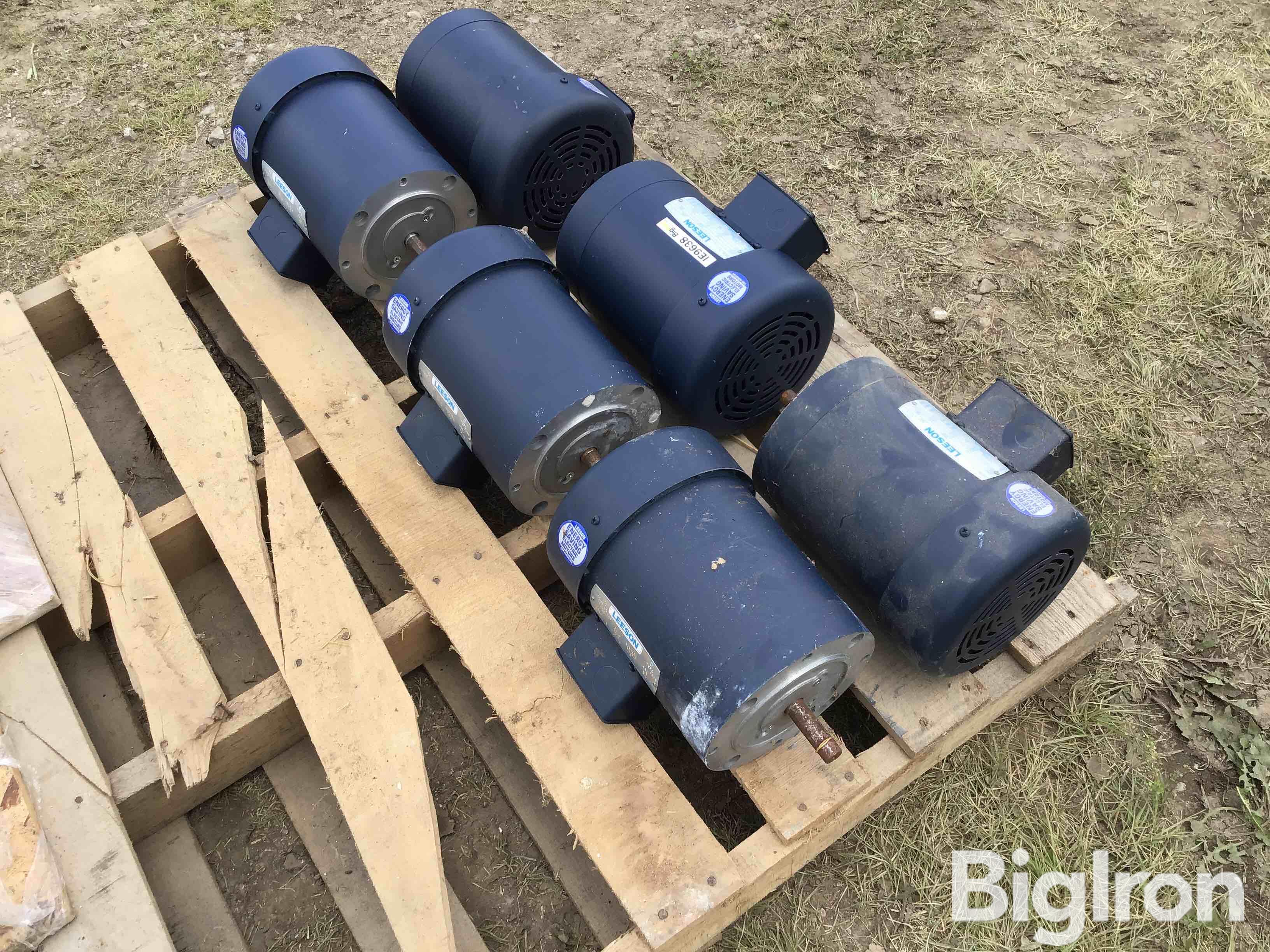 Leeson 3 Phase 1 HP Electric Motors BigIron Auctions